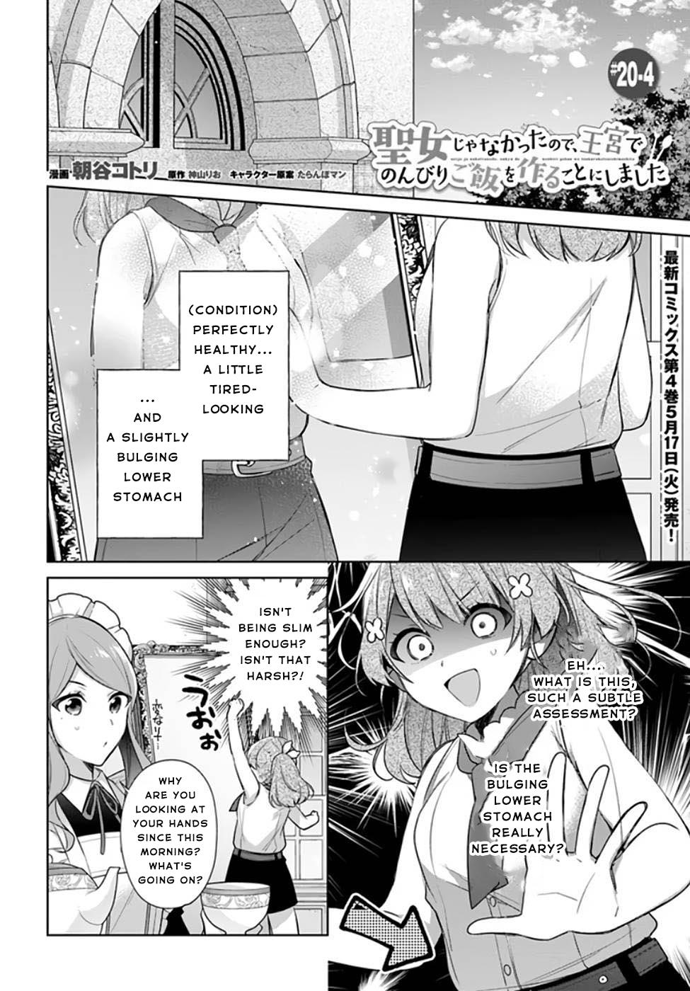 Seijo ja nakatta no de, Oukyuu de nonbiri Gohan wo Tsukuru koto ni shimashita Chapter 20 page 18 - 