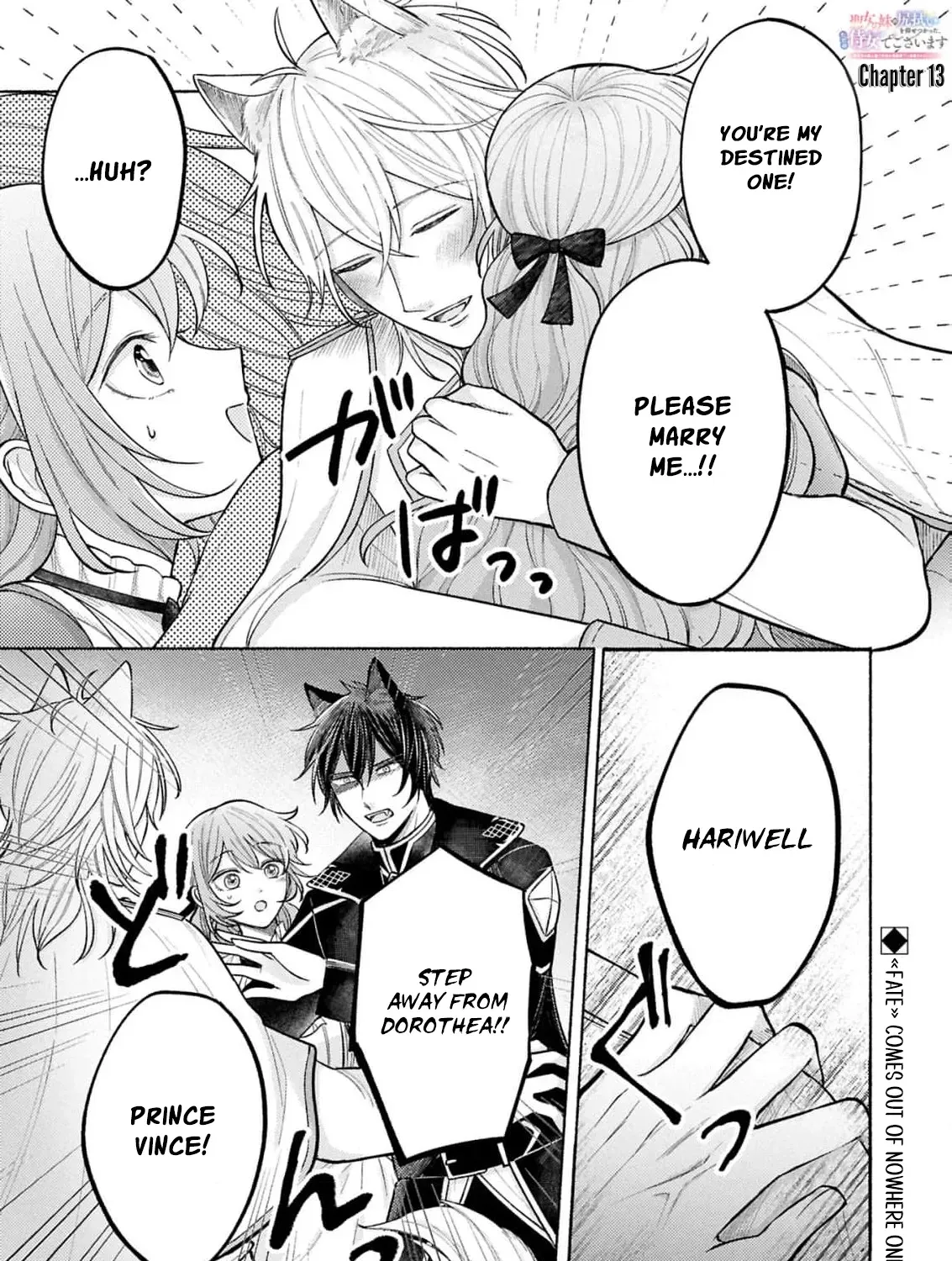 Seijo no Imouto no Shirinugui wo Ousetsu Katta, Tada no Jijo de Gozaimasu ~Shazaisaki no Shishijinkoku de Nazeka Reikoku Kuro Ookami Heika ni Misomeraremashita!?~ Chapter 13 page 3 - 