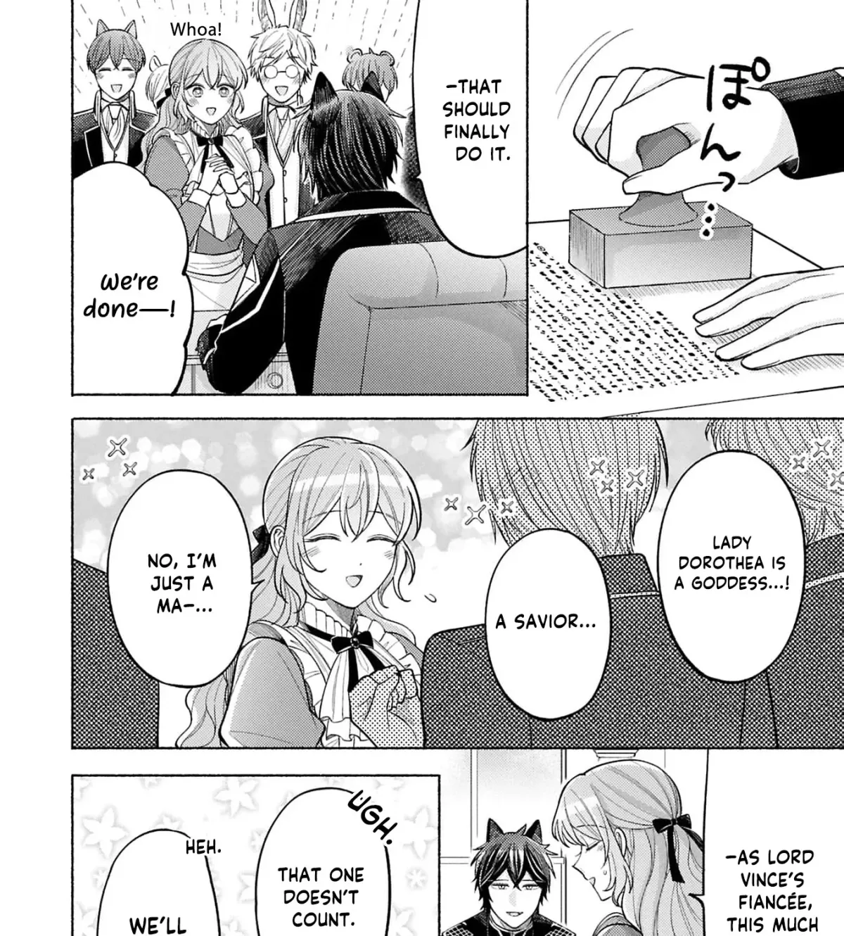 Seijo no Imouto no Shirinugui wo Ousetsu Katta, Tada no Jijo de Gozaimasu ~Shazaisaki no Shishijinkoku de Nazeka Reikoku Kuro Ookami Heika ni Misomeraremashita!?~ Chapter 15 page 41 - 