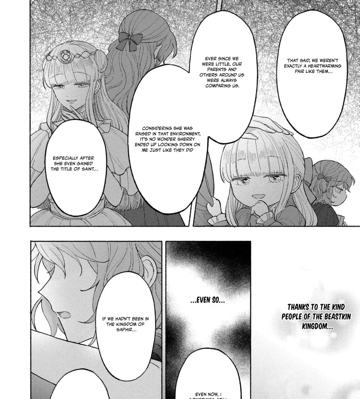 Seijo no Imouto no Shirinugui wo Ousetsu Katta, Tada no Jijo de Gozaimasu ~Shazaisaki no Shishijinkoku de Nazeka Reikoku Kuro Ookami Heika ni Misomeraremashita!?~ Chapter 7 page 57 - 