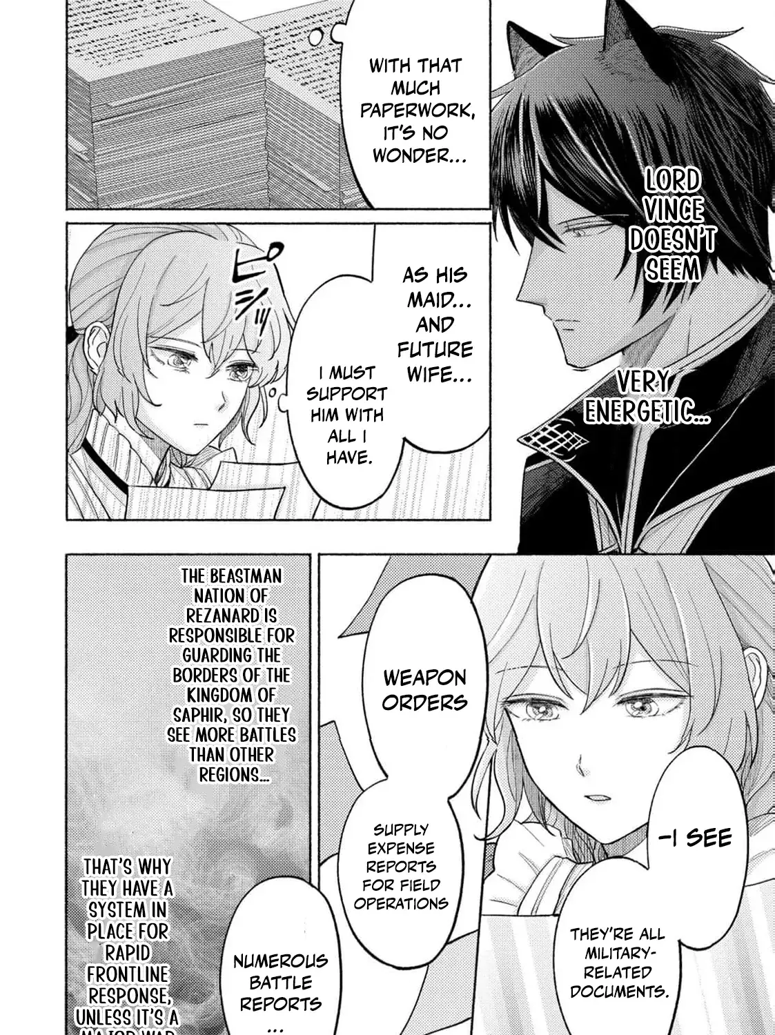 Seijo no Imouto no Shirinugui wo Ousetsu Katta, Tada no Jijo de Gozaimasu ~Shazaisaki no Shishijinkoku de Nazeka Reikoku Kuro Ookami Heika ni Misomeraremashita!?~ Chapter 8 page 61 - 
