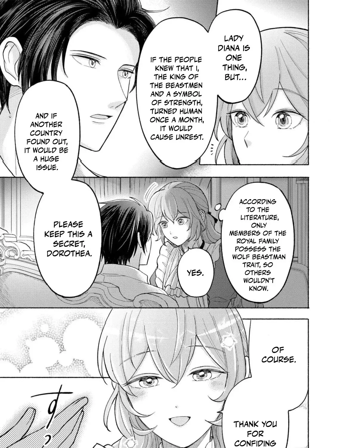 Seijo no Imouto no Shirinugui wo Ousetsu Katta, Tada no Jijo de Gozaimasu ~Shazaisaki no Shishijinkoku de Nazeka Reikoku Kuro Ookami Heika ni Misomeraremashita!?~ Chapter 9 page 31 - 