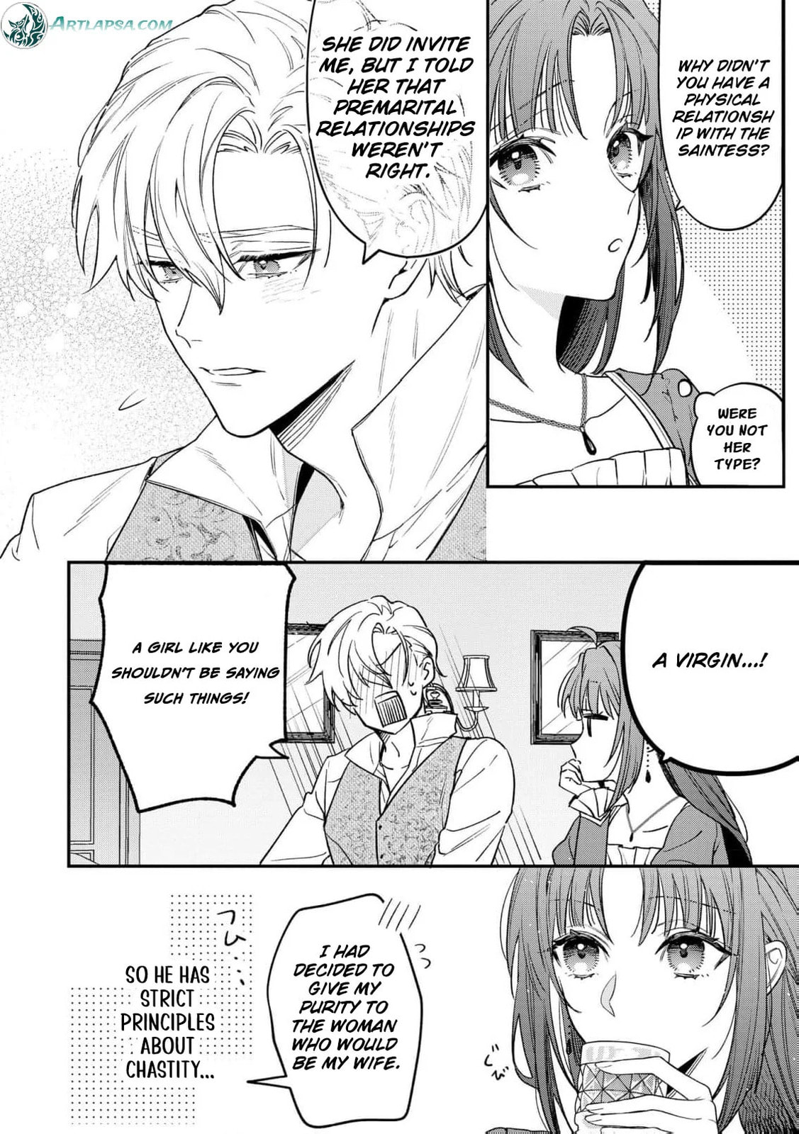 Seijo-sama no Gyaku Harem kara Abureta Kishi-sama ni Netsuretsu ni Kyuuaisareteiru Ken Chapter 1 page 17 - 