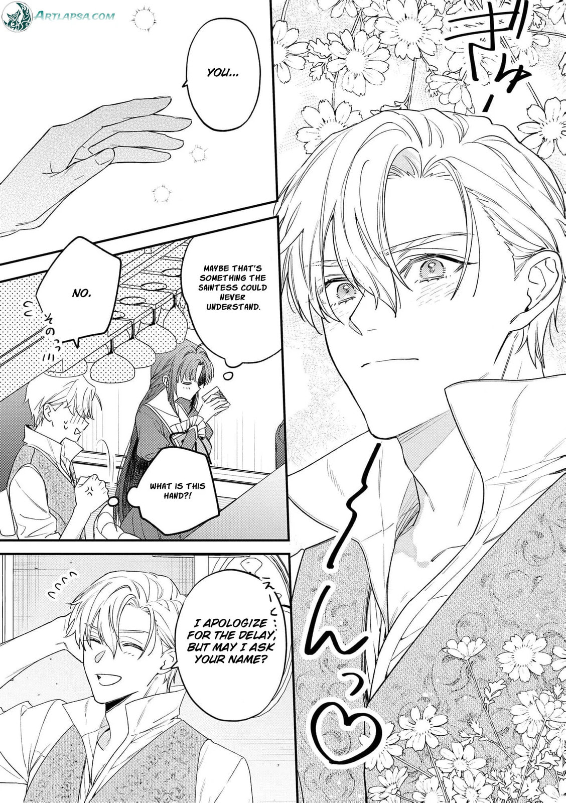 Seijo-sama no Gyaku Harem kara Abureta Kishi-sama ni Netsuretsu ni Kyuuaisareteiru Ken Chapter 1 page 22 - 
