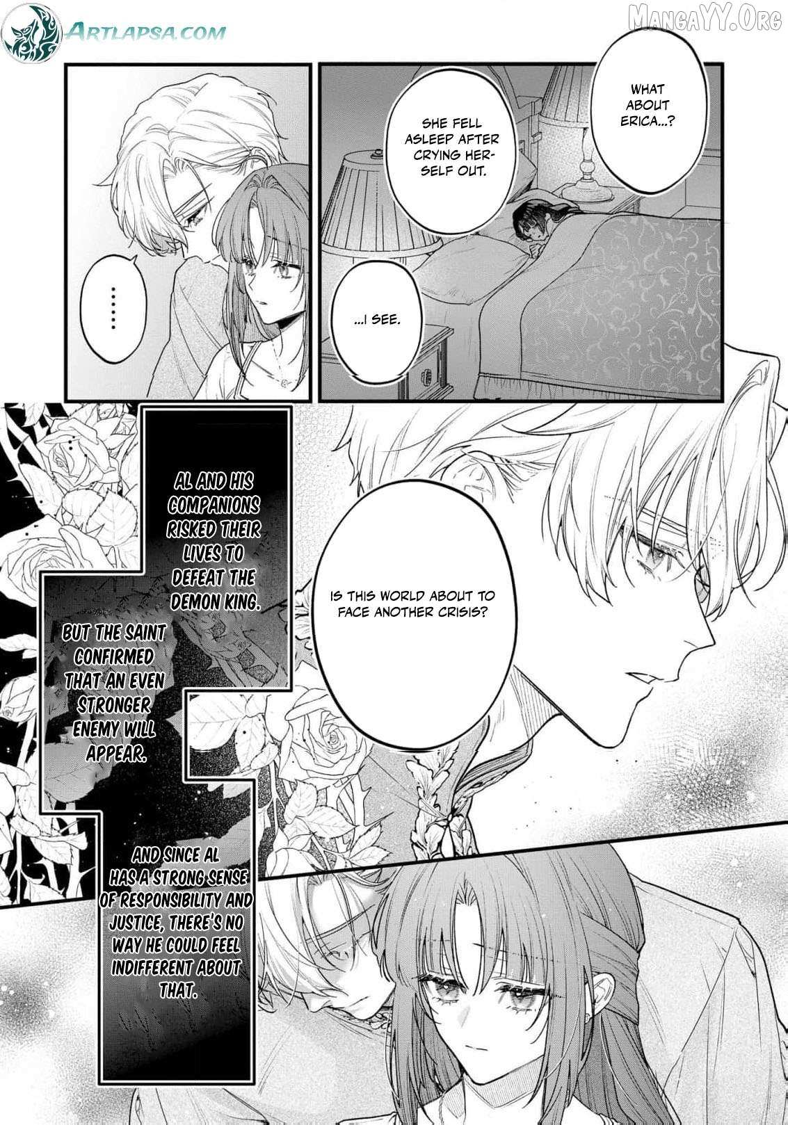 Seijo-sama no Gyaku Harem kara Abureta Kishi-sama ni Netsuretsu ni Kyuuaisareteiru Ken Chapter 13 page 4 - 