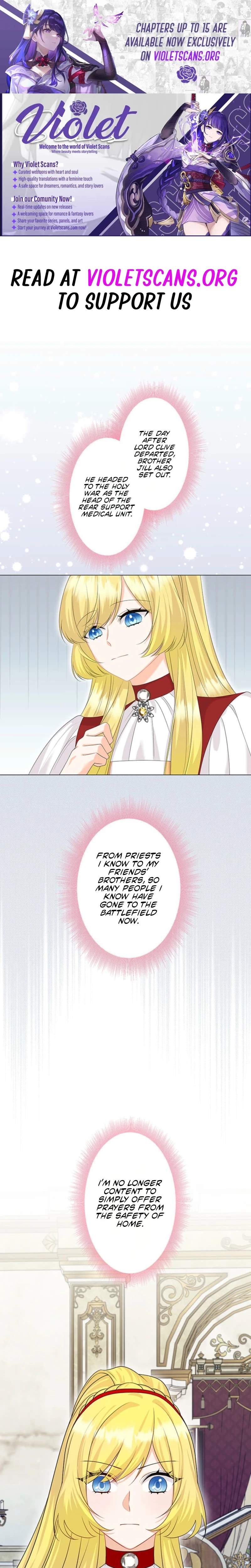 Seiken Reijou no Kareinaru Oshi Katsu ~Aisuru Kishi wa Watashi ga Zenryoku de Mamorimasu~ Chapter 6 page 1 - 