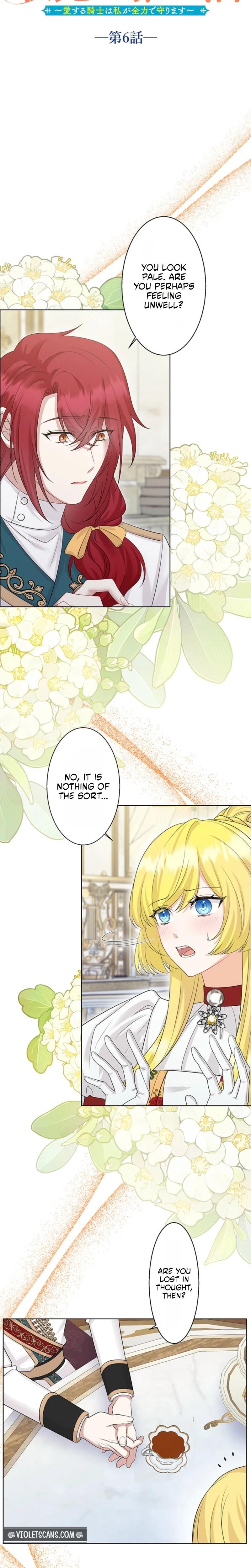 Seiken Reijou no Kareinaru Oshi Katsu ~Aisuru Kishi wa Watashi ga Zenryoku de Mamorimasu~ Chapter 6 page 4 - 