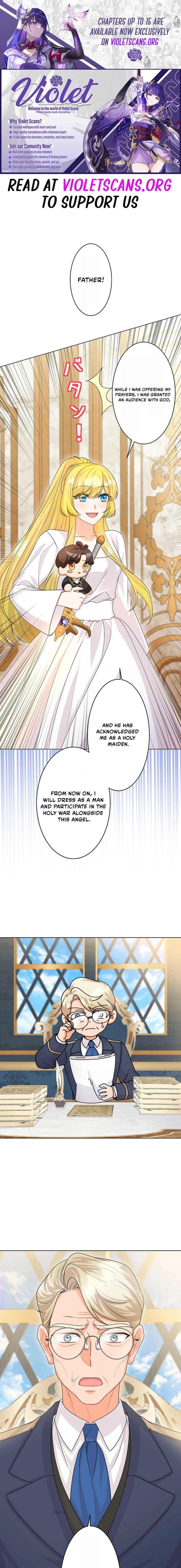 Seiken Reijou no Kareinaru Oshi Katsu ~Aisuru Kishi wa Watashi ga Zenryoku de Mamorimasu~ Chapter 9 page 1 - 