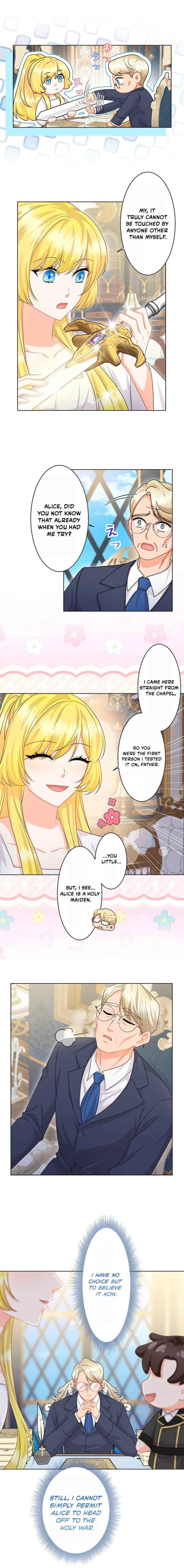 Seiken Reijou no Kareinaru Oshi Katsu ~Aisuru Kishi wa Watashi ga Zenryoku de Mamorimasu~ Chapter 9 page 4 - 