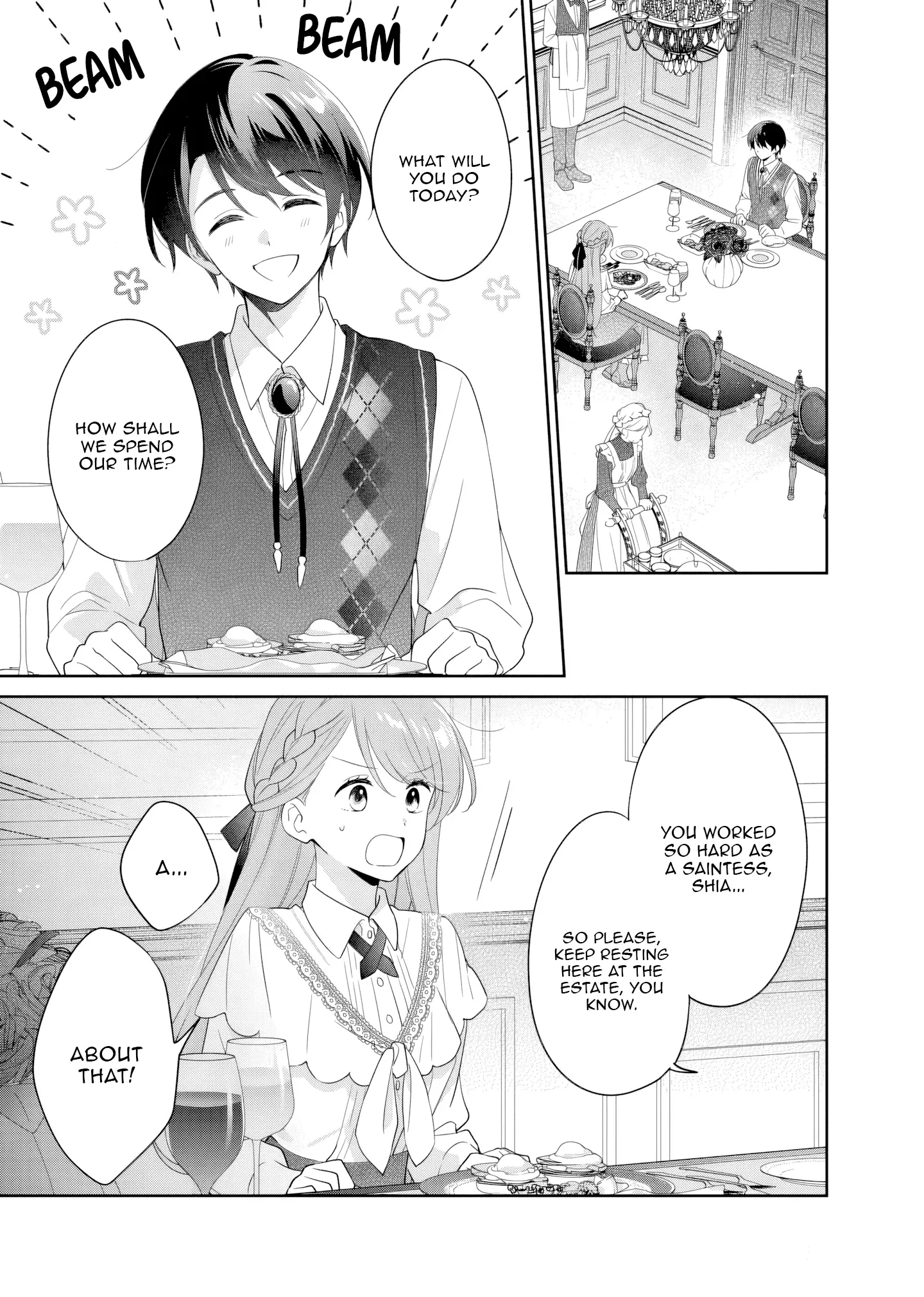 Seikishi-sama, Sorosoro Watashi o Hanashite Kudasai! ~Youzumi Seijo wa Sodateta Eiyuu ni Shuuchaku Sareru~ Chapter 4 page 21 - 