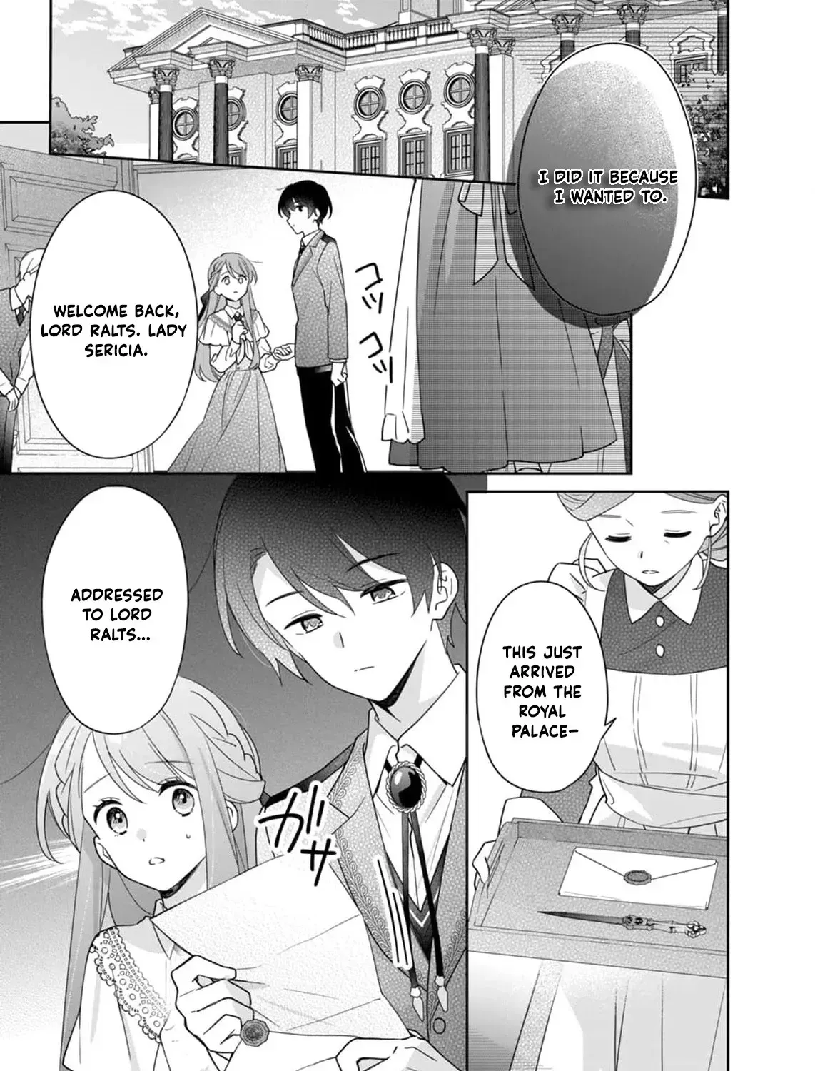 Seikishi-sama, Sorosoro Watashi o Hanashite Kudasai! ~Youzumi Seijo wa Sodateta Eiyuu ni Shuuchaku Sareru~ Chapter 5 page 51 - 