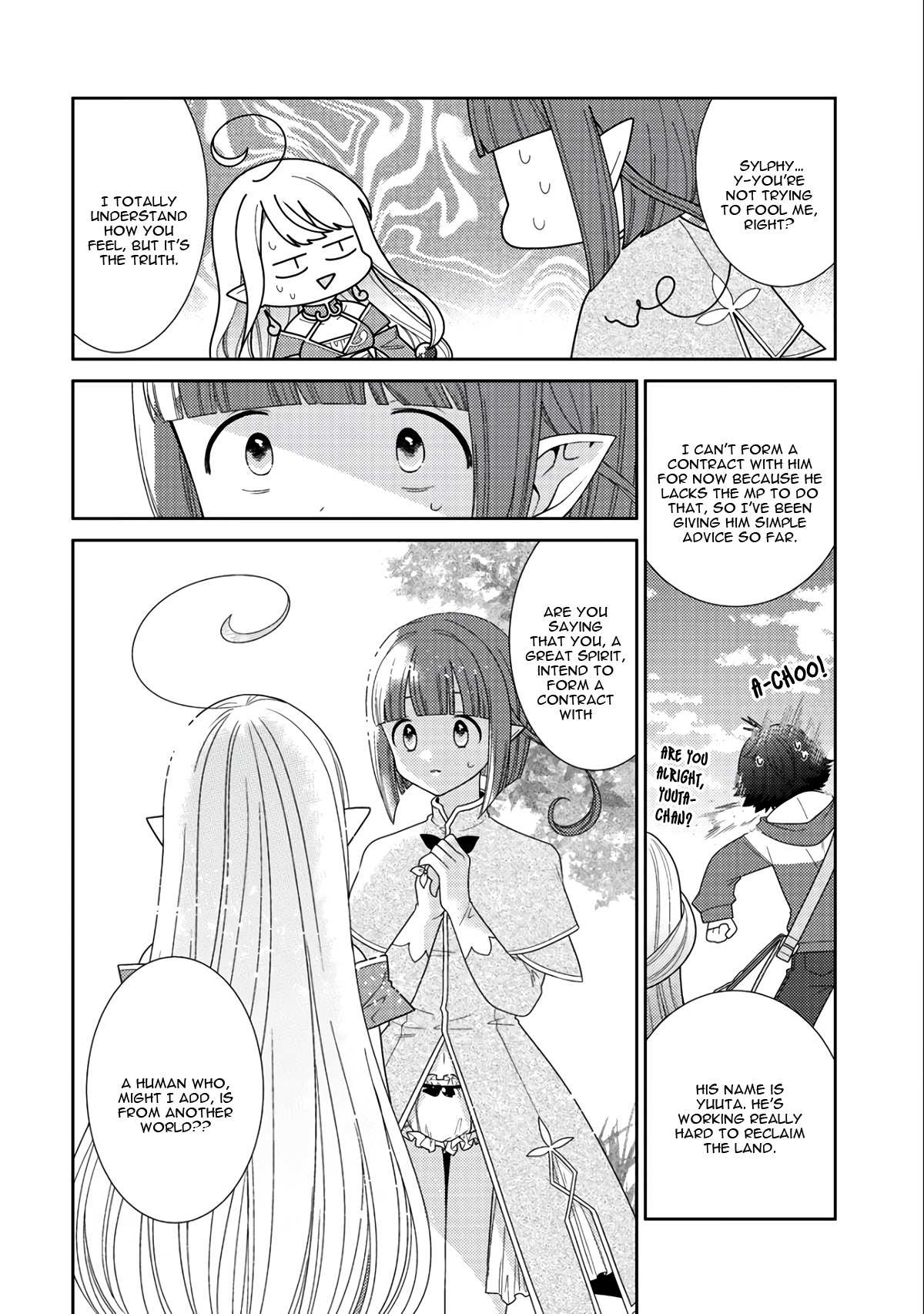 Seirei-tachi no Rakuen to Risou no Isekai Seikatsu Chapter 13 page 21 - 