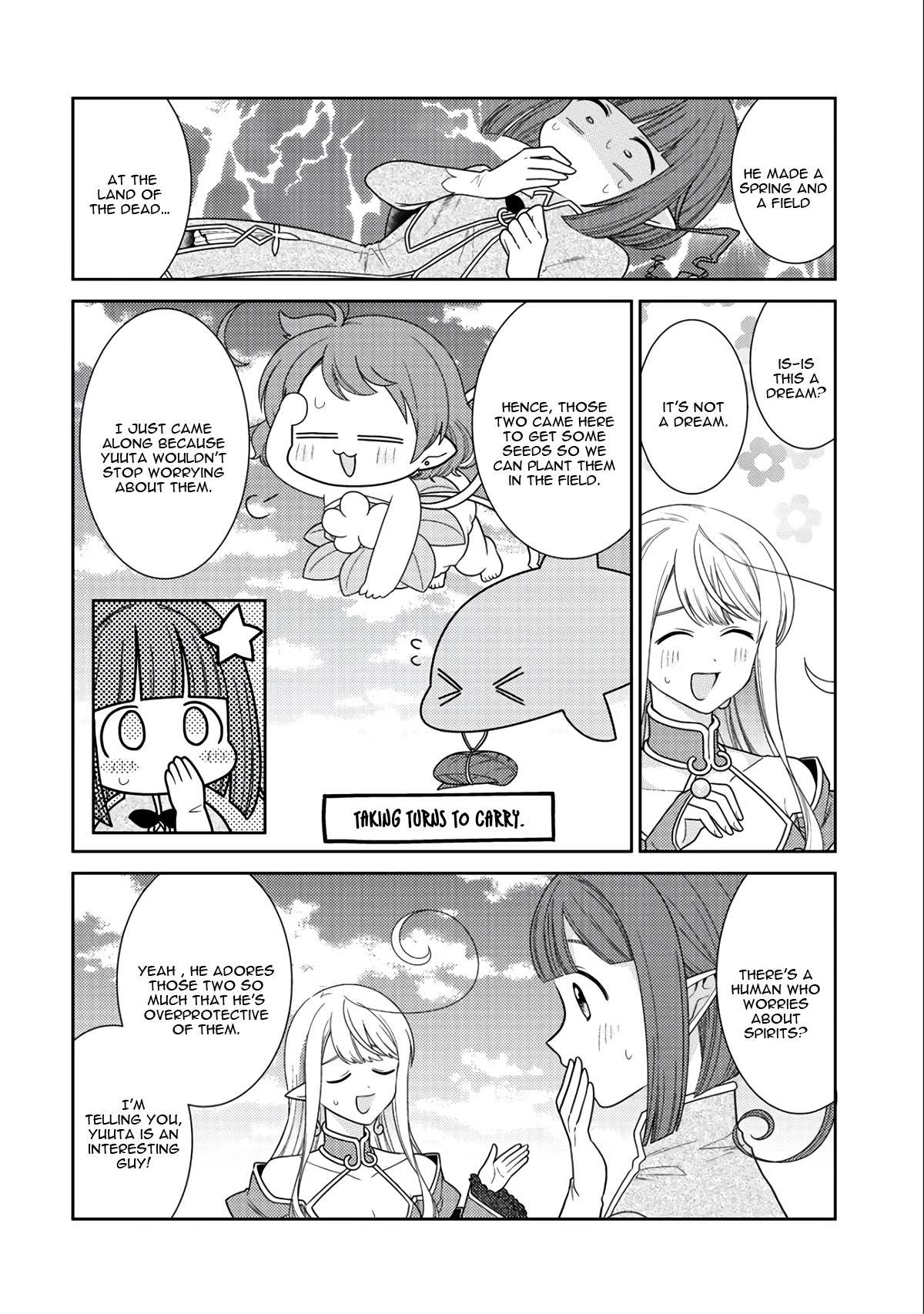 Seirei-tachi no Rakuen to Risou no Isekai Seikatsu Chapter 13 page 23 - 