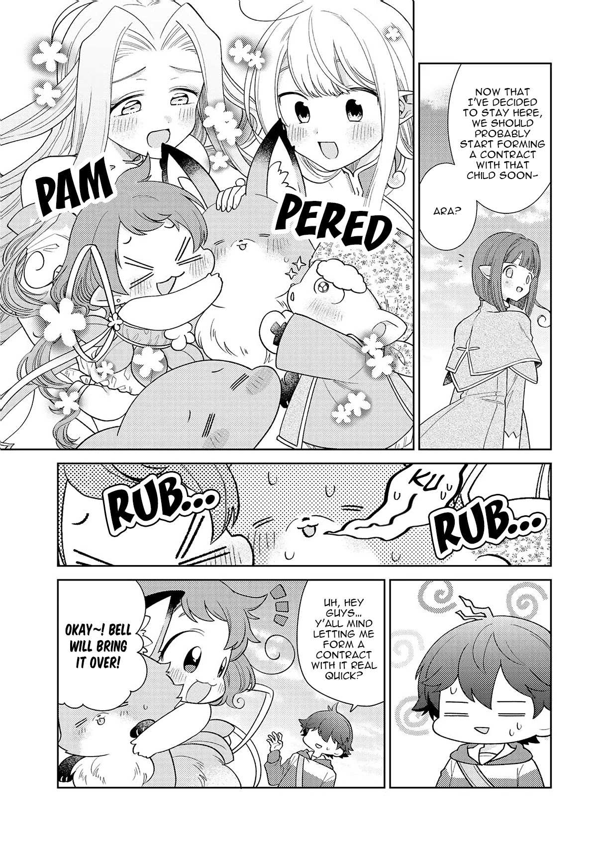 Seirei-tachi no Rakuen to Risou no Isekai Seikatsu Chapter 17 page 8 - 