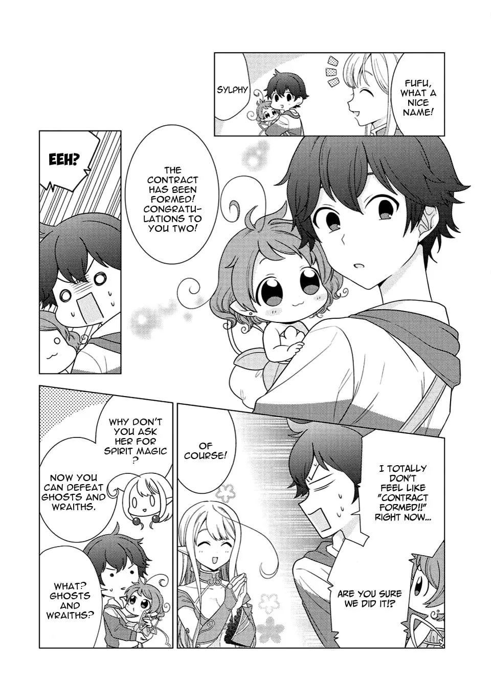 Seirei-tachi no Rakuen to Risou no Isekai Seikatsu Chapter 3 page 11 - 