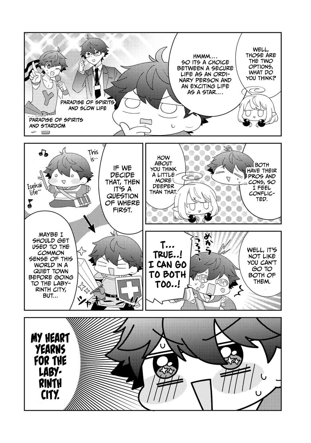 Seirei-tachi no Rakuen to Risou no Isekai Seikatsu Chapter 34 page 10 - 