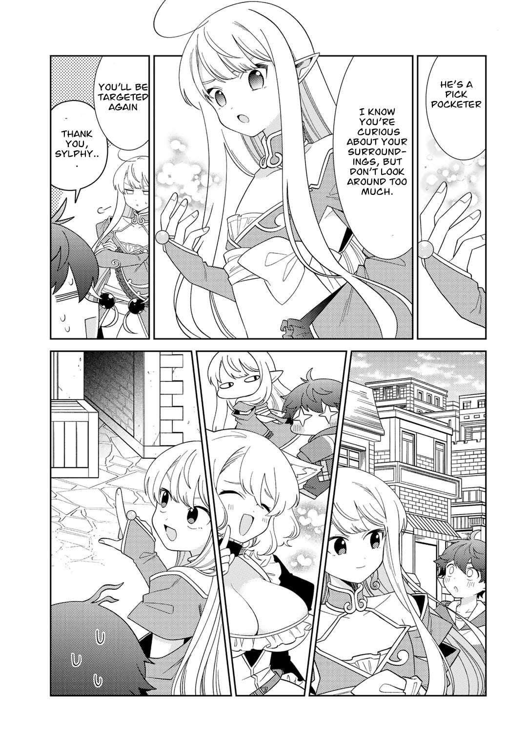 Seirei-tachi no Rakuen to Risou no Isekai Seikatsu Chapter 38 page 11 - 