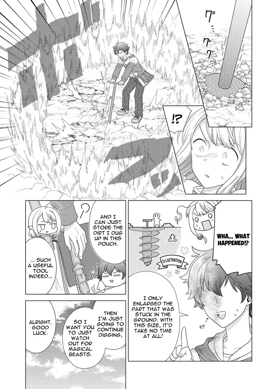Seirei-tachi no Rakuen to Risou no Isekai Seikatsu Chapter 4 page 12 - 