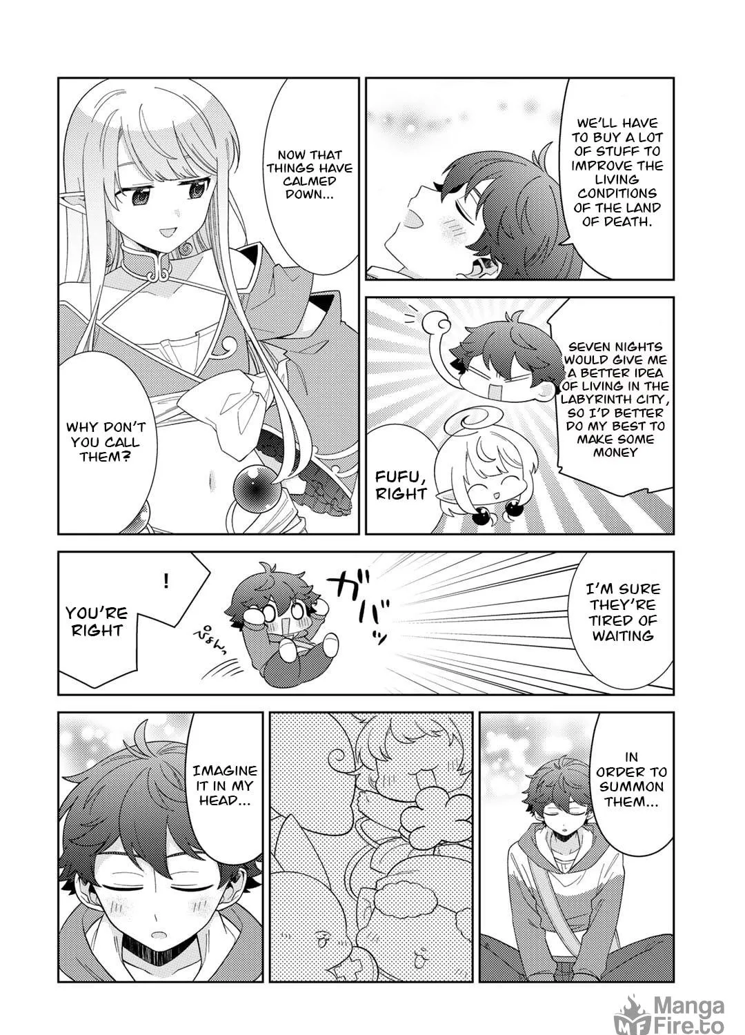 Seirei-tachi no Rakuen to Risou no Isekai Seikatsu Chapter 42 page 19 - 