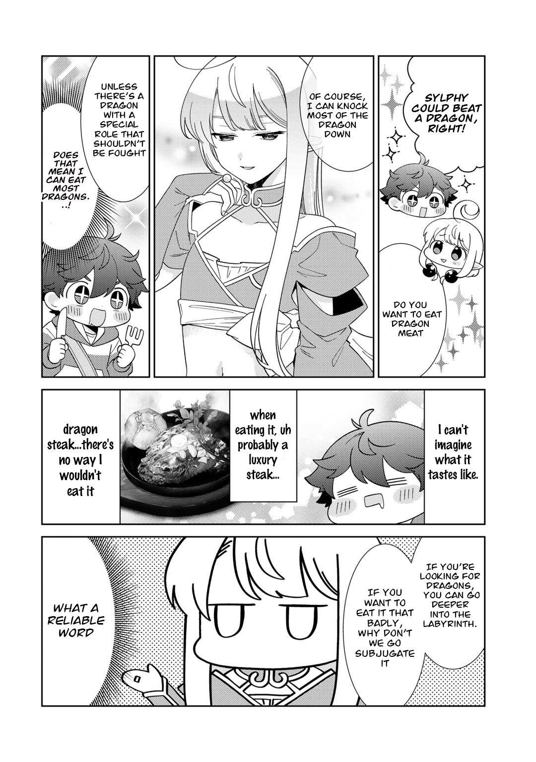 Seirei-tachi no Rakuen to Risou no Isekai Seikatsu Chapter 43 page 12 - 