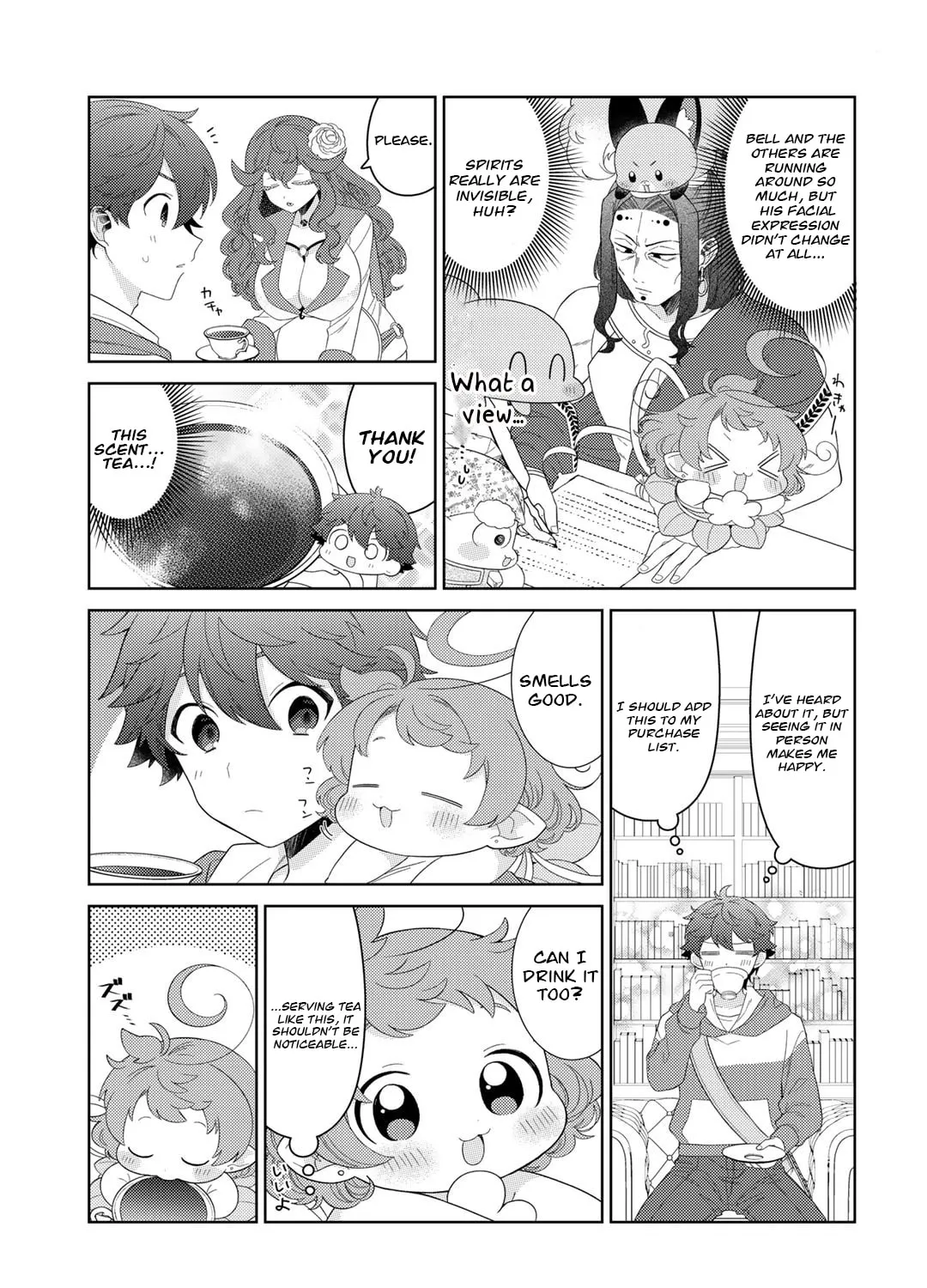 Seirei-tachi no Rakuen to Risou no Isekai Seikatsu Chapter 45 page 13 - 