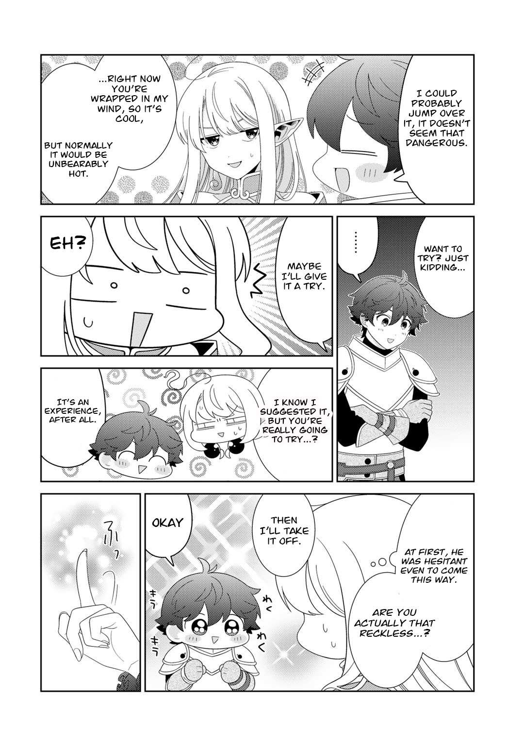 Seirei-tachi no Rakuen to Risou no Isekai Seikatsu Chapter 49 page 14 - 