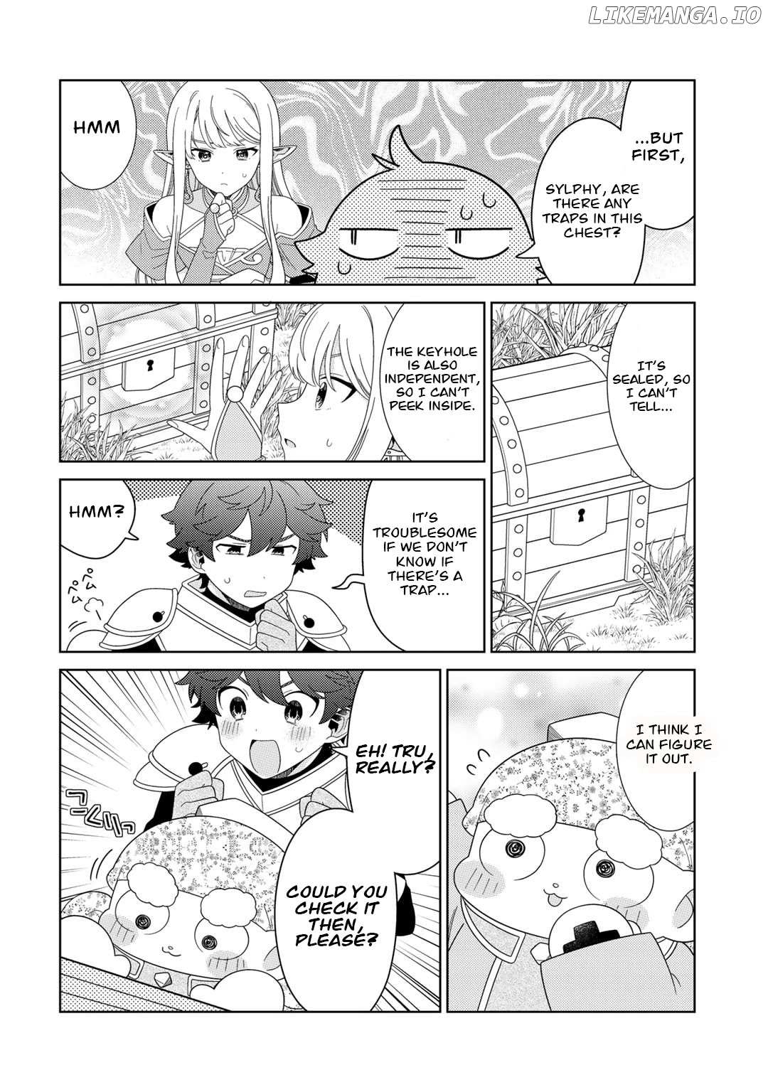 Seirei-tachi no Rakuen to Risou no Isekai Seikatsu Chapter 53 page 12 - 