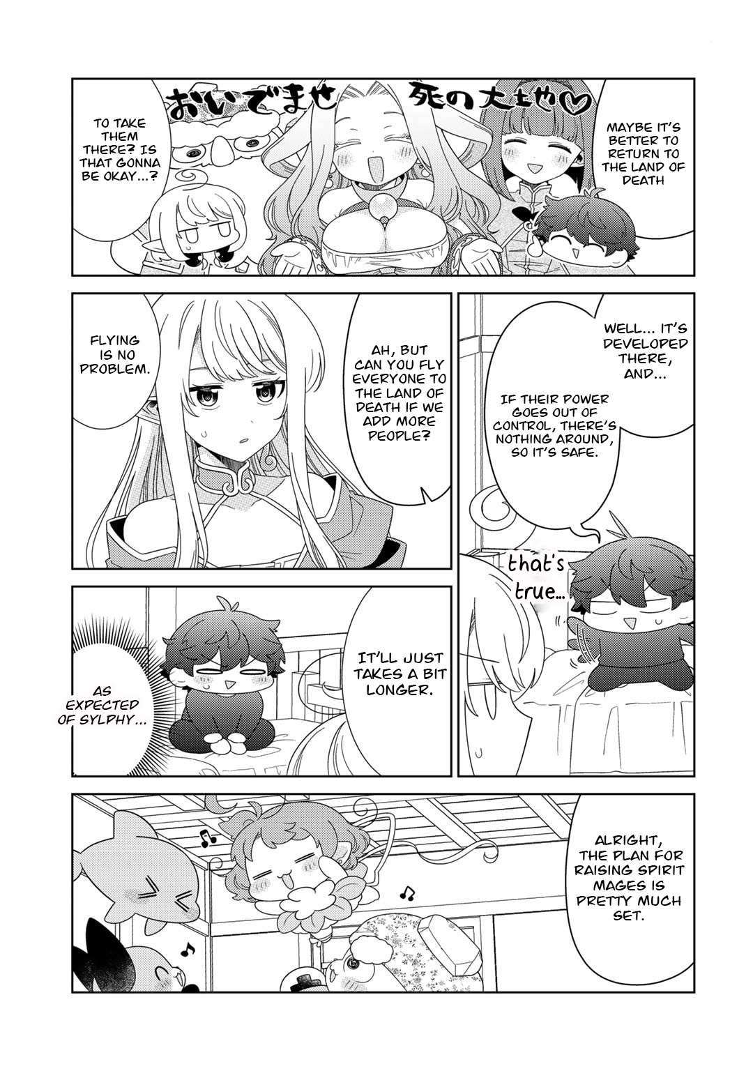 Seirei-tachi no Rakuen to Risou no Isekai Seikatsu Chapter 54 page 5 - 