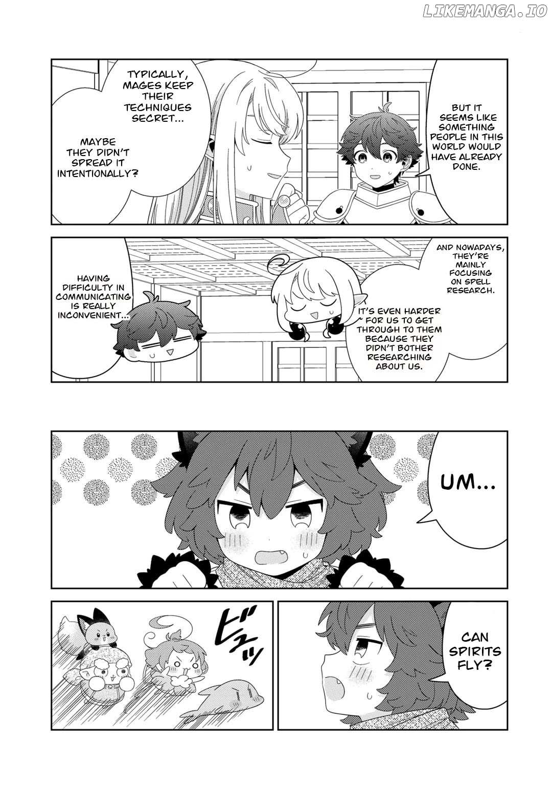Seirei-tachi no Rakuen to Risou no Isekai Seikatsu Chapter 57 page 12 - 
