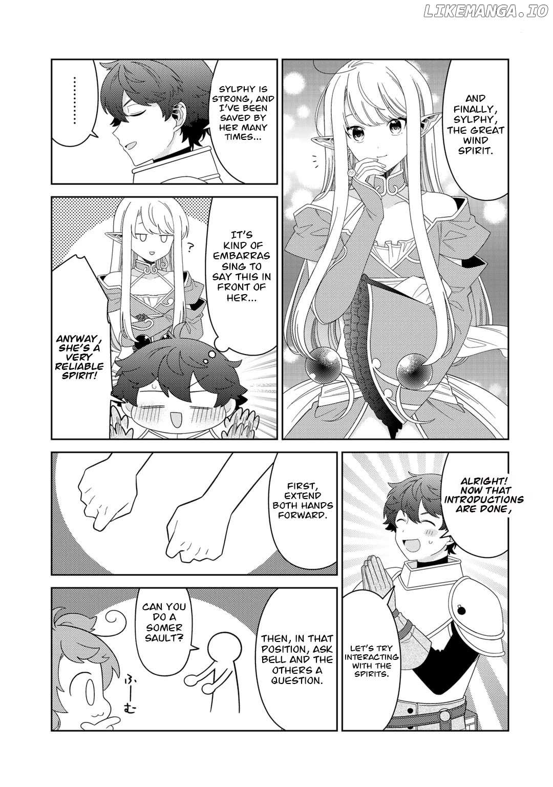 Seirei-tachi no Rakuen to Risou no Isekai Seikatsu Chapter 57 page 10 - 