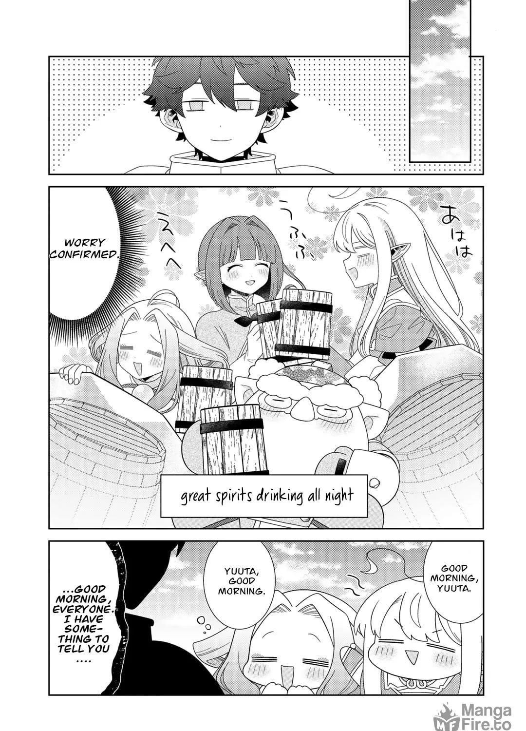 Seirei-tachi no Rakuen to Risou no Isekai Seikatsu Chapter 60 page 22 - 