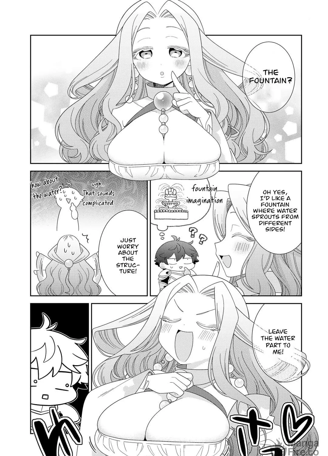 Seirei-tachi no Rakuen to Risou no Isekai Seikatsu Chapter 61 page 18 - 