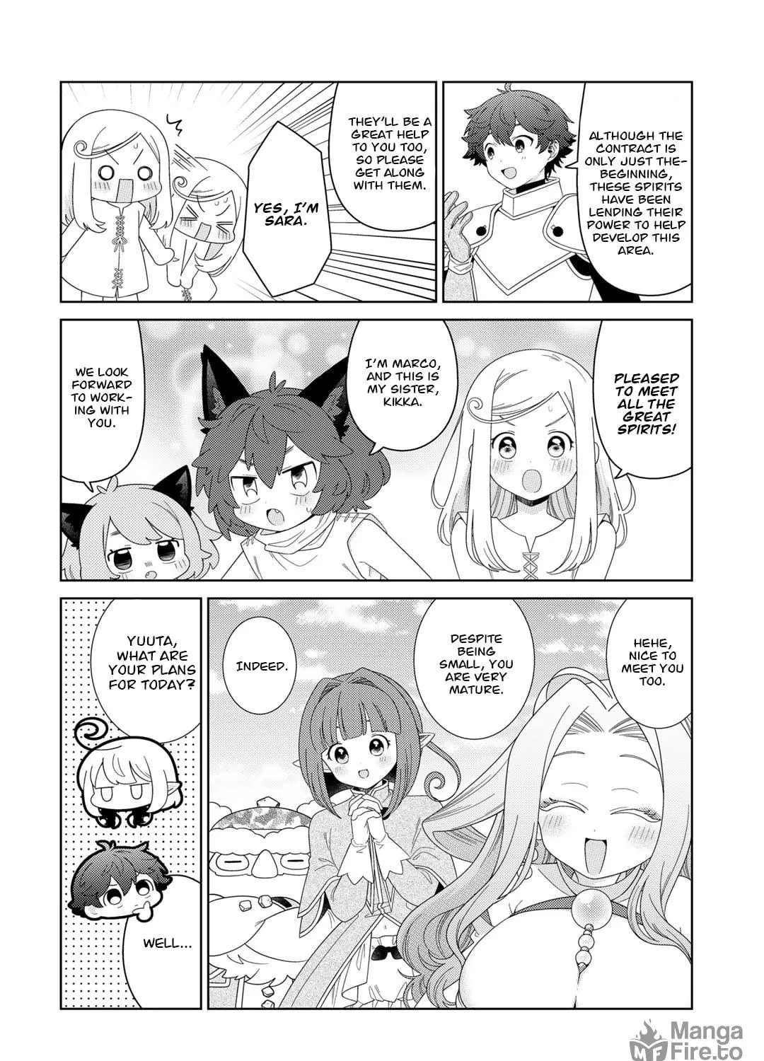 Seirei-tachi no Rakuen to Risou no Isekai Seikatsu Chapter 61 page 4 - 