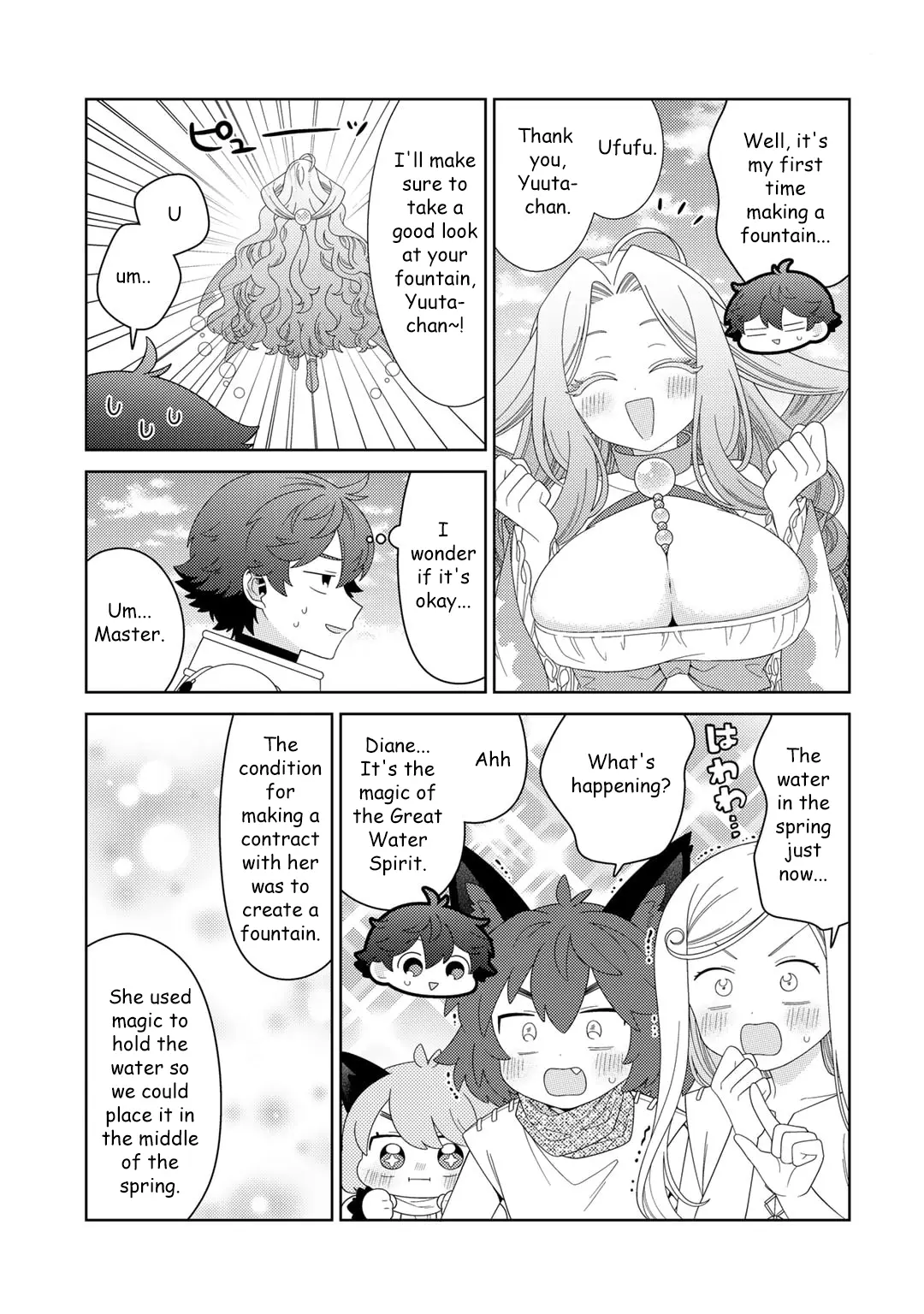 Seirei-tachi no Rakuen to Risou no Isekai Seikatsu Chapter 62 page 11 - 