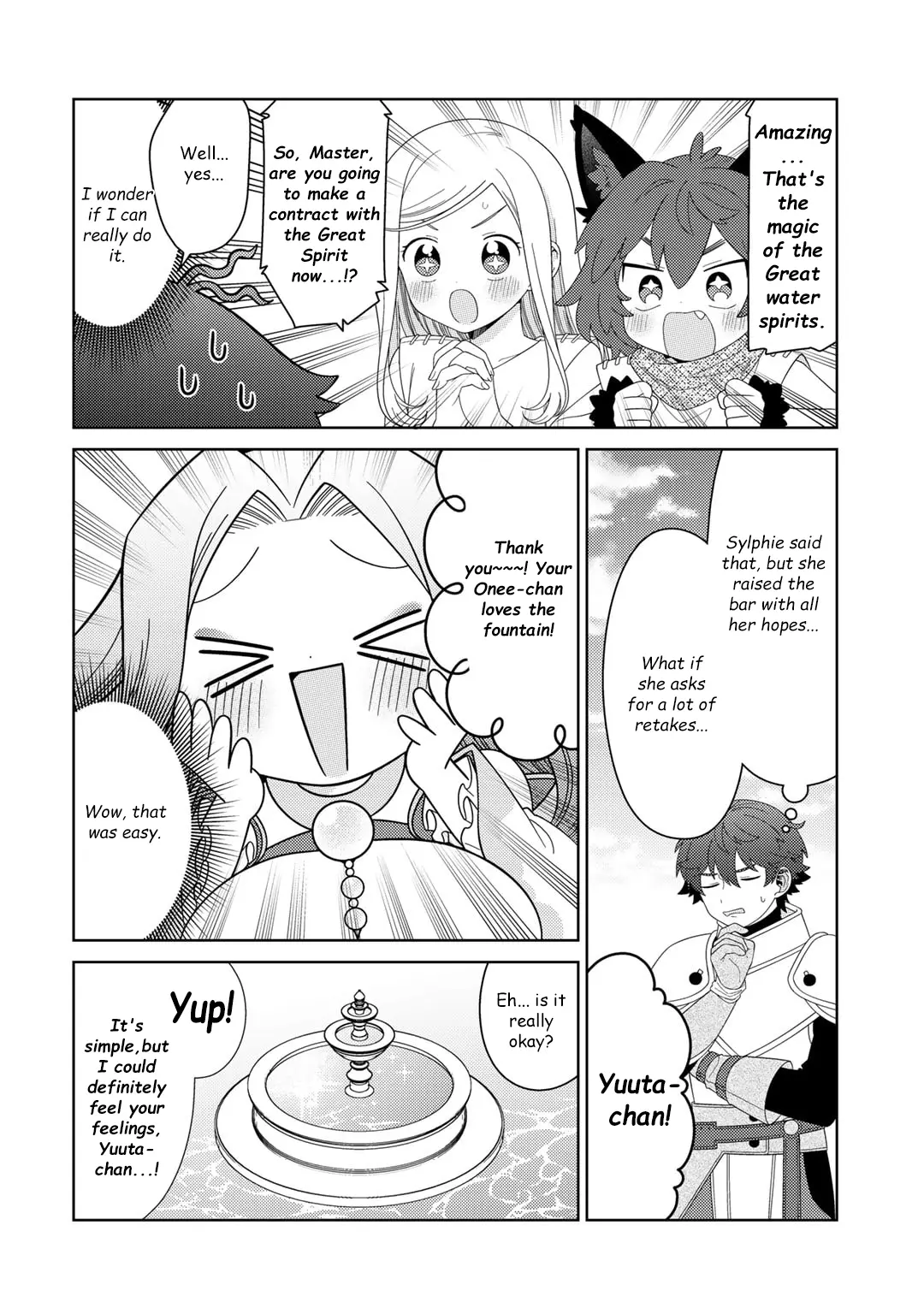 Seirei-tachi no Rakuen to Risou no Isekai Seikatsu Chapter 62 page 12 - 