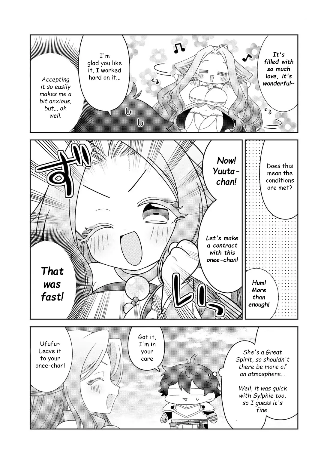 Seirei-tachi no Rakuen to Risou no Isekai Seikatsu Chapter 62 page 13 - 