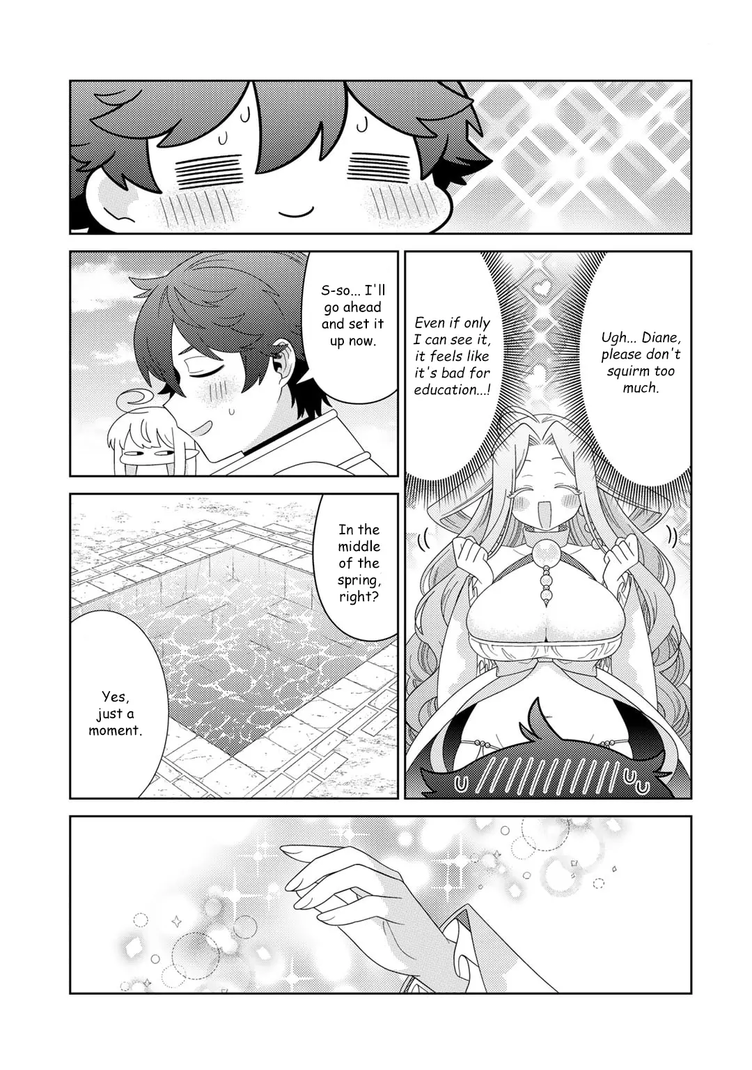 Seirei-tachi no Rakuen to Risou no Isekai Seikatsu Chapter 62 page 5 - 