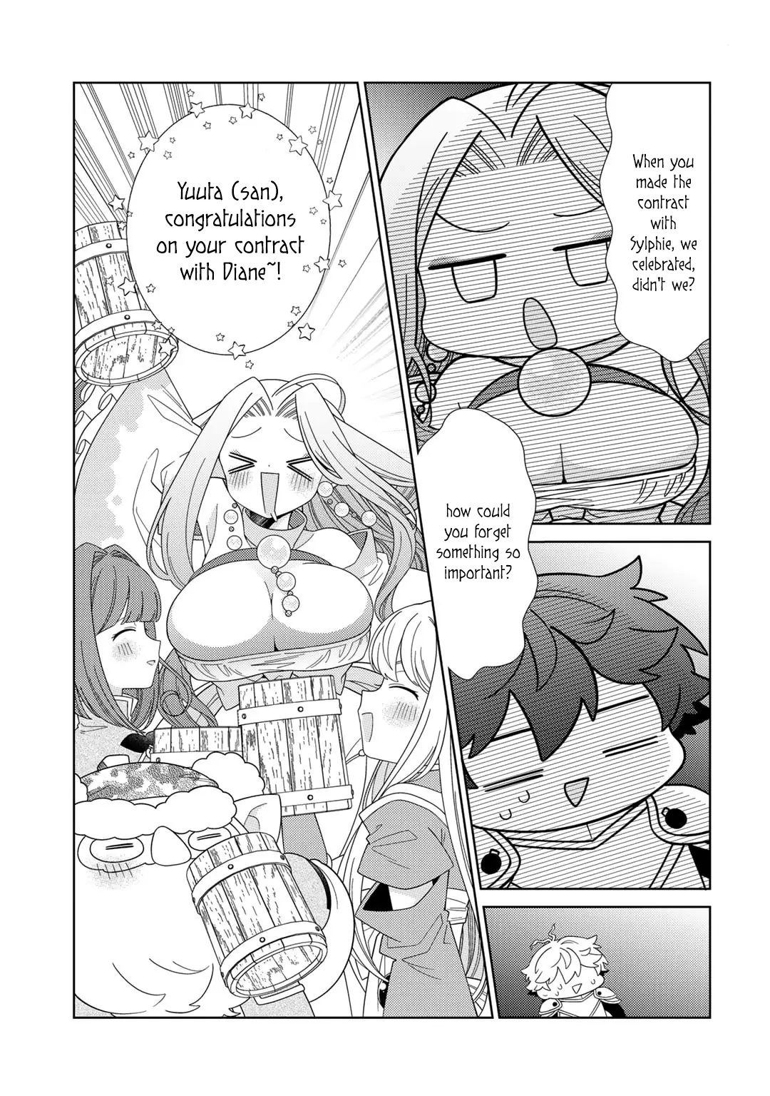 Seirei-tachi no Rakuen to Risou no Isekai Seikatsu Chapter 64 page 19 - 