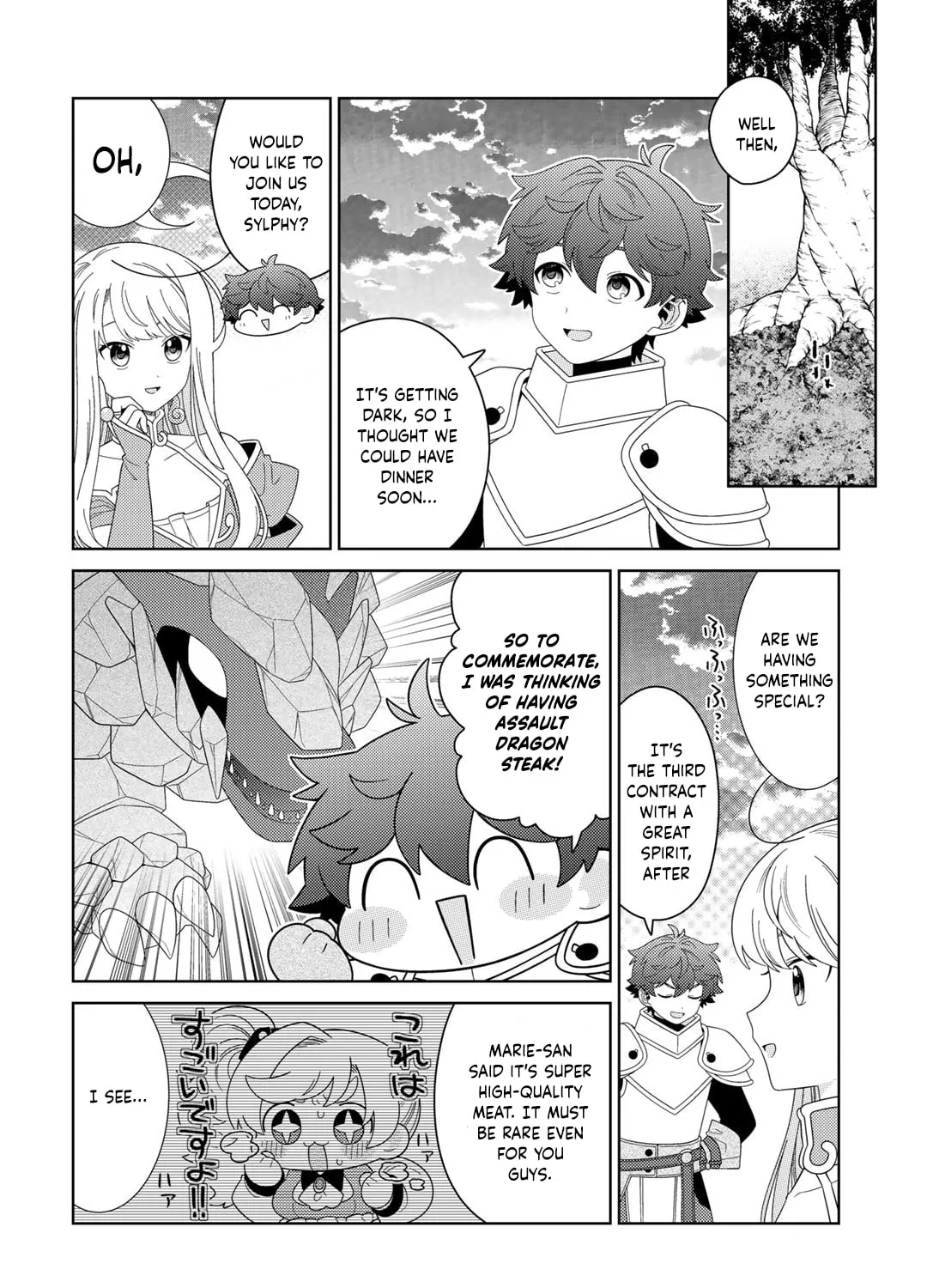 Seirei-tachi no Rakuen to Risou no Isekai Seikatsu Chapter 66 page 12 - 