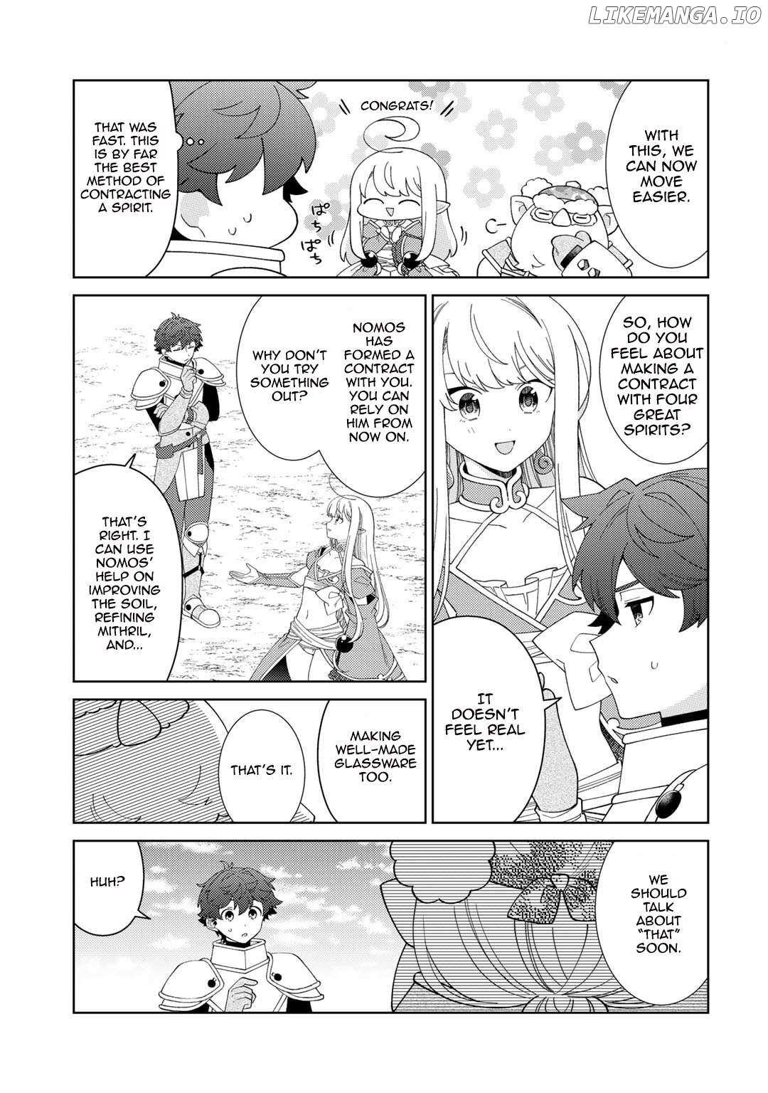 Seirei-tachi no Rakuen to Risou no Isekai Seikatsu Chapter 68 page 7 - 