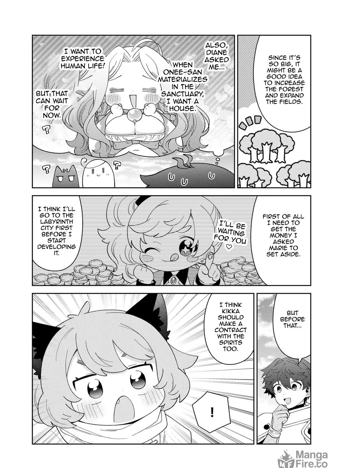 Seirei-tachi no Rakuen to Risou no Isekai Seikatsu Chapter 69 page 29 - 