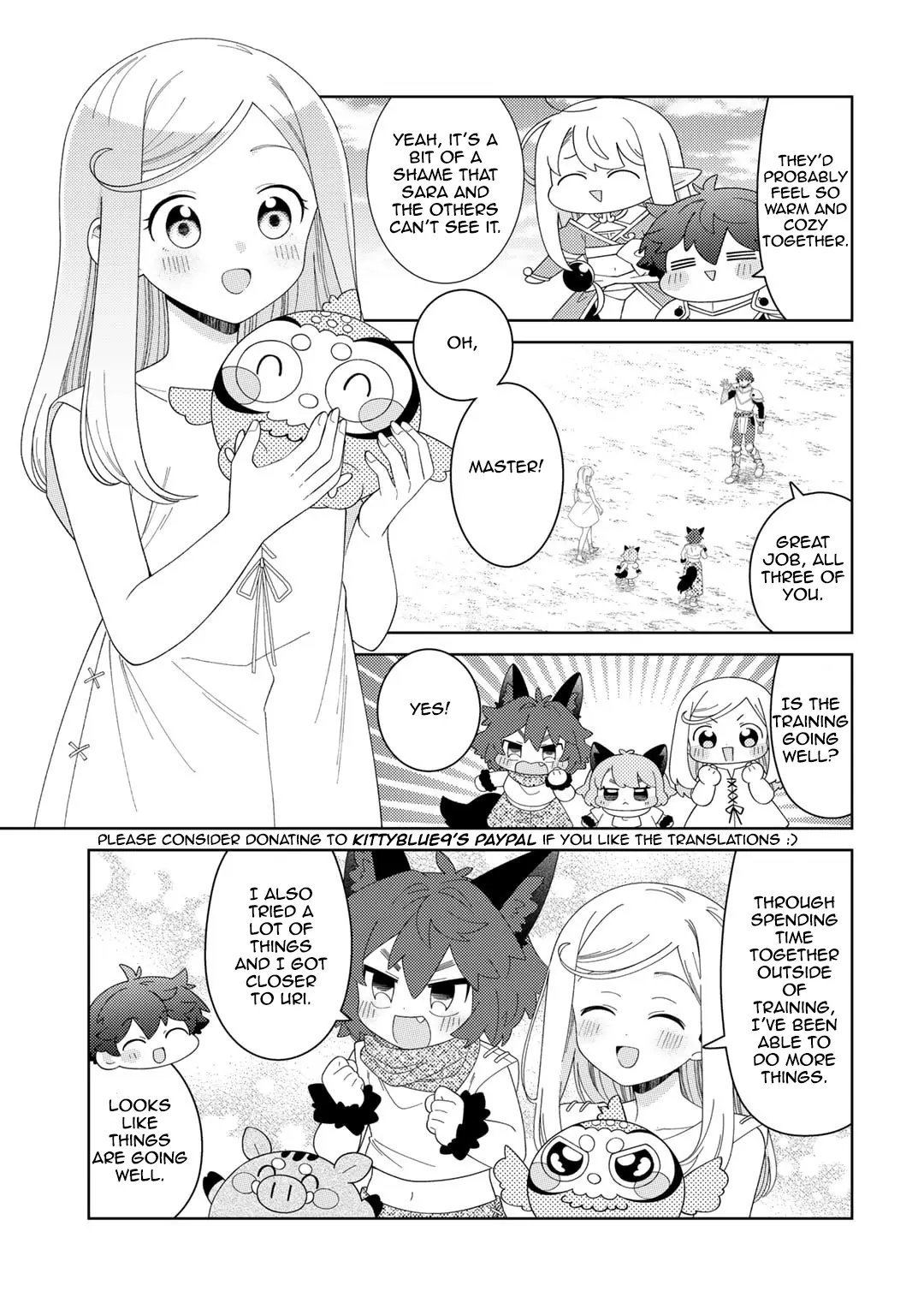 Seirei-tachi no Rakuen to Risou no Isekai Seikatsu Chapter 70 page 7 - 