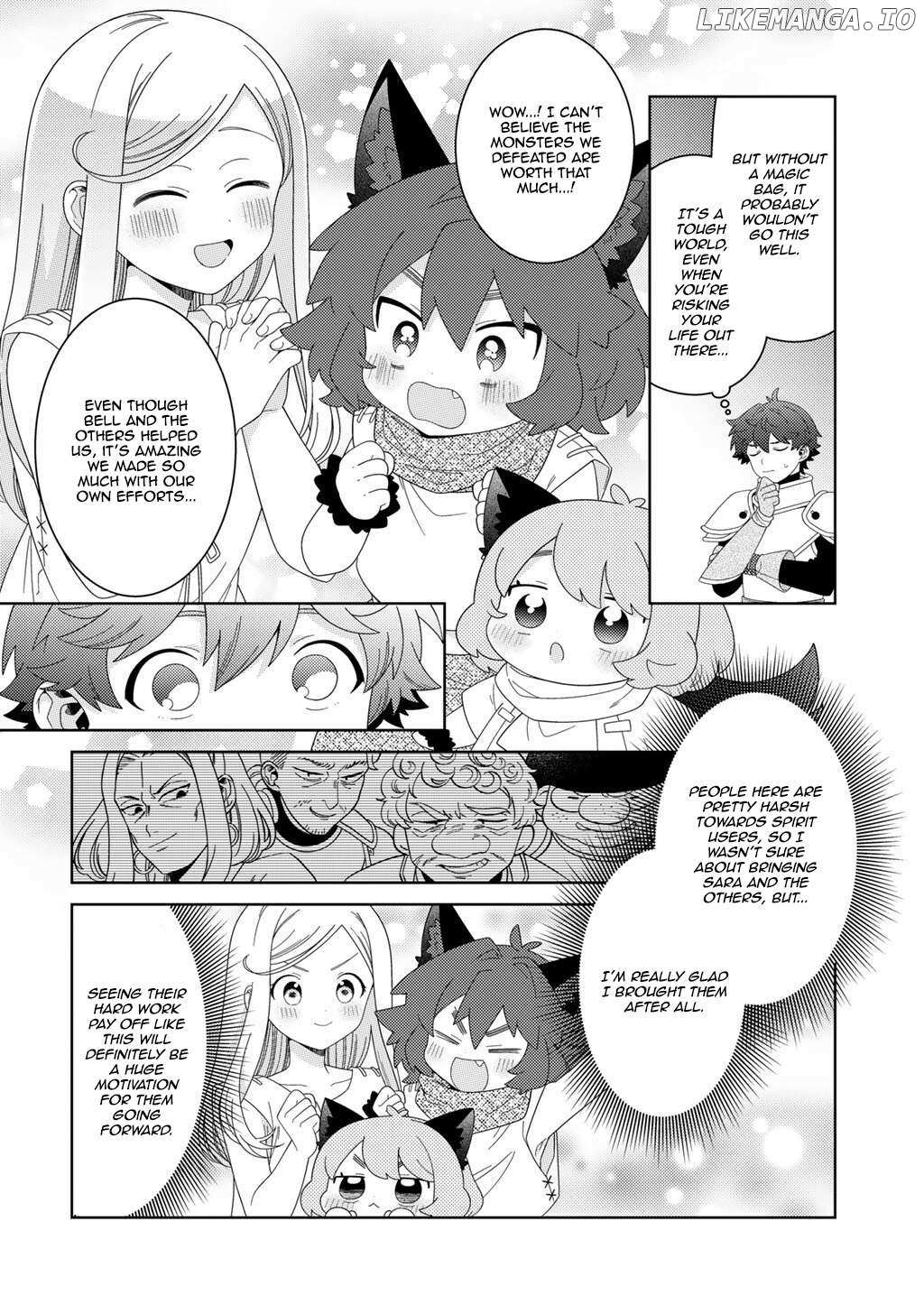 Seirei-tachi no Rakuen to Risou no Isekai Seikatsu Chapter 74 page 14 - 