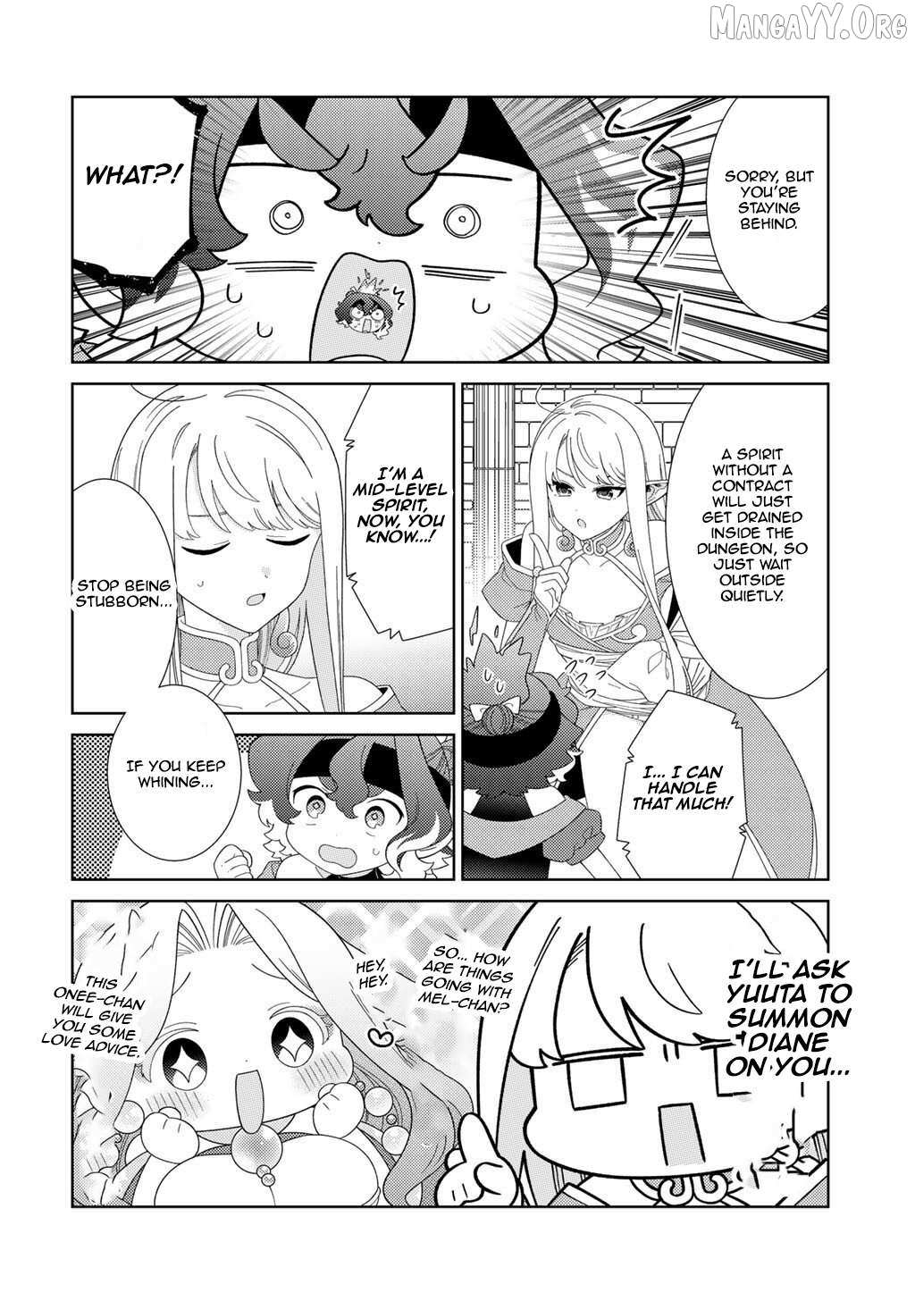 Seirei-tachi no Rakuen to Risou no Isekai Seikatsu Chapter 80 page 14 - 