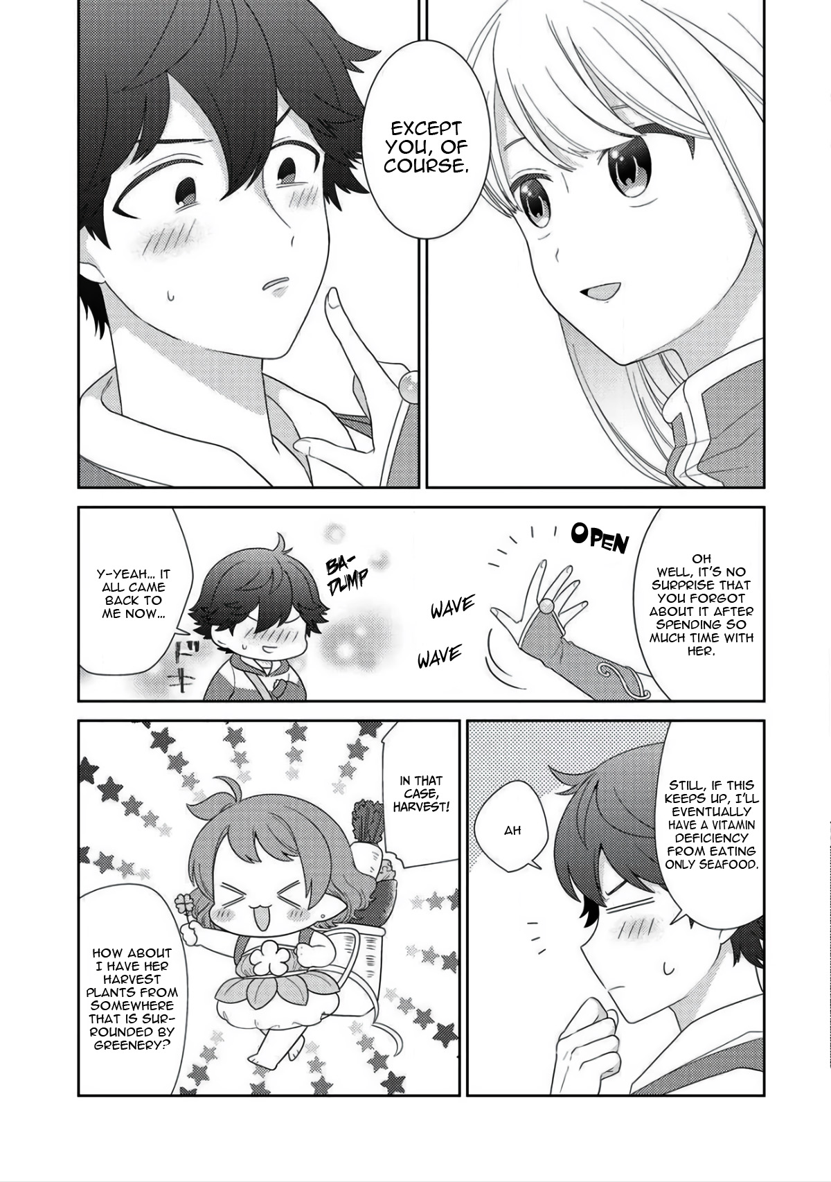 Seirei-tachi no Rakuen to Risou no Isekai Seikatsu Chapter 9 page 12 - 