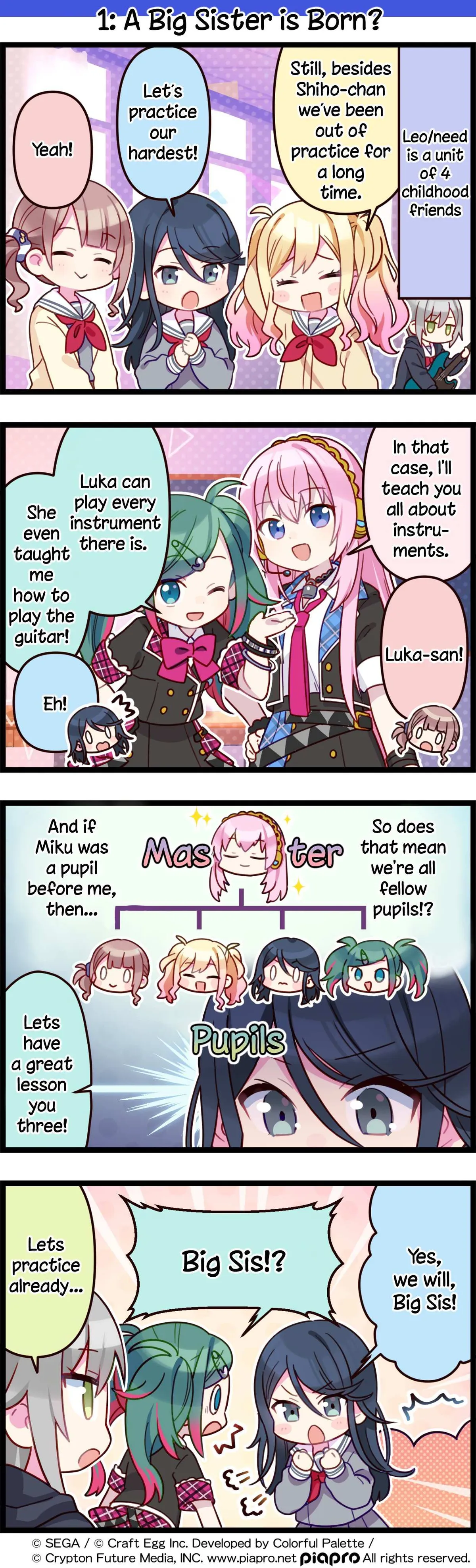 Sekai no 4koma Chapter 1 page 1 - 