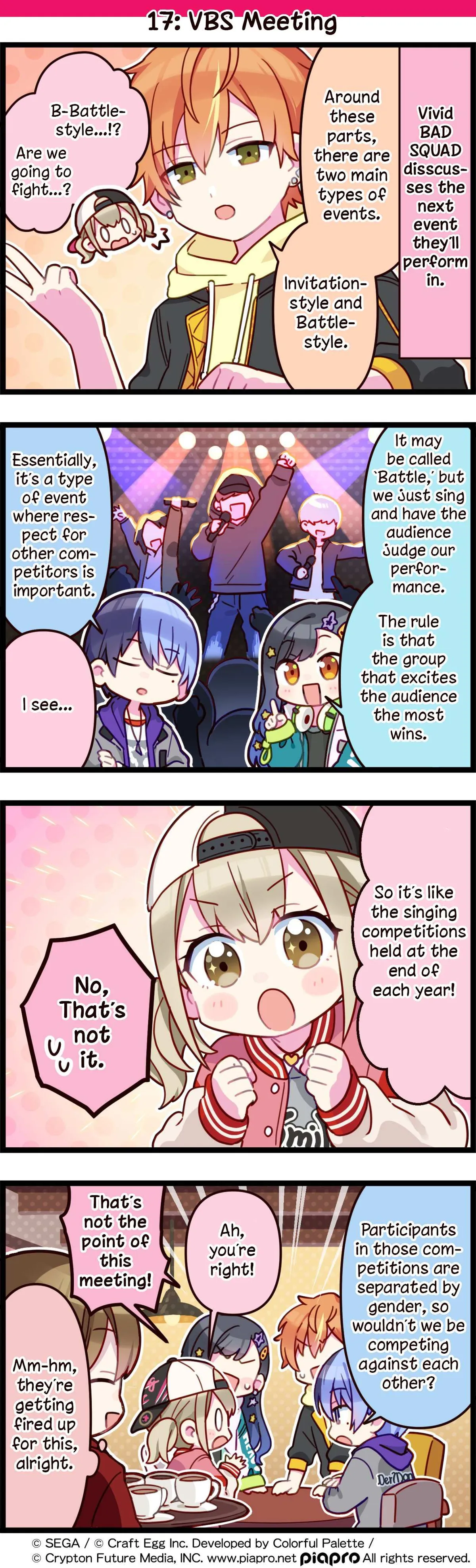 Sekai no 4koma Chapter 17 page 1 - 