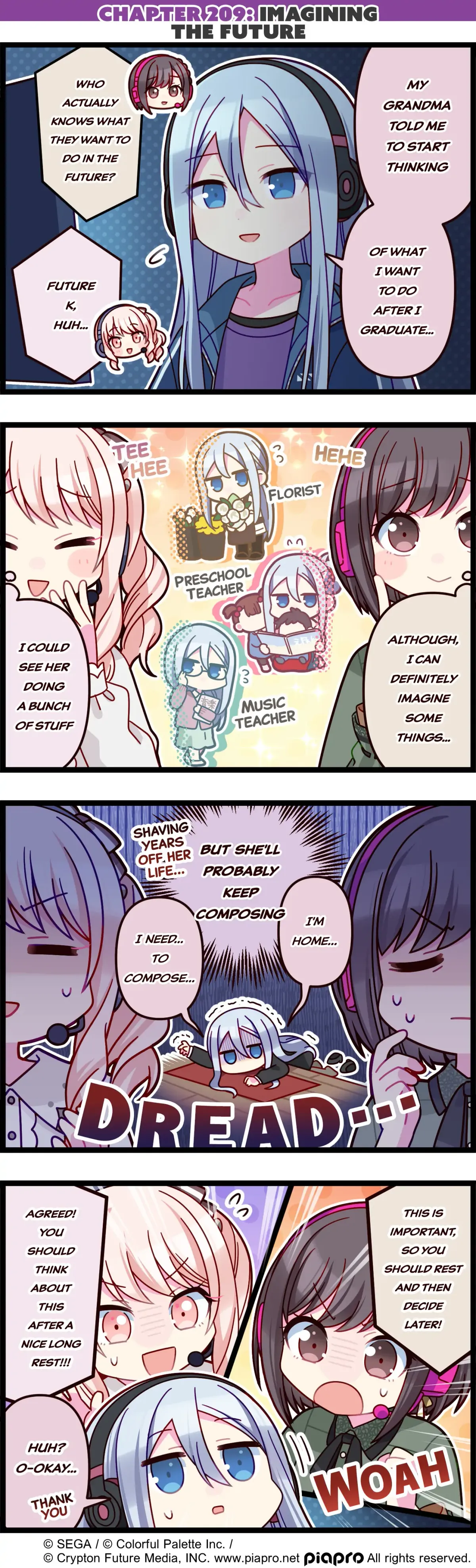 Sekai no 4koma Chapter 209 page 1 - 