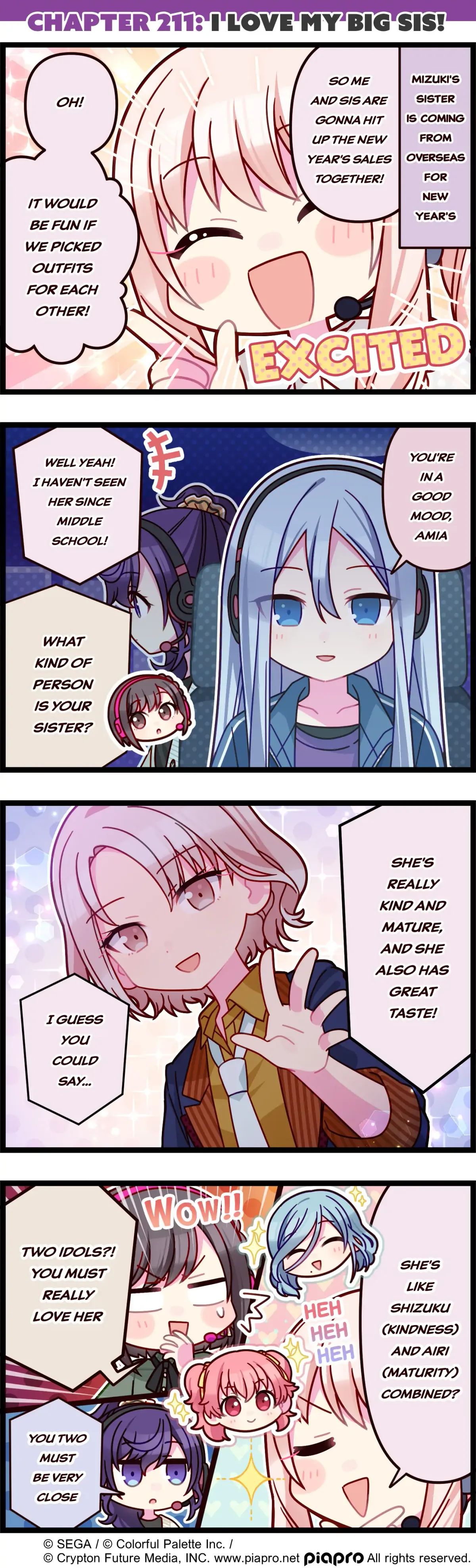 Sekai no 4koma Chapter 211 page 1 - 
