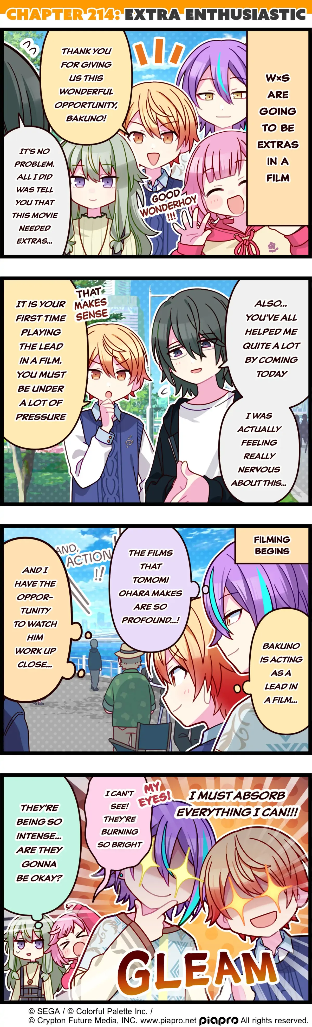 Sekai no 4koma Chapter 214 page 1 - 